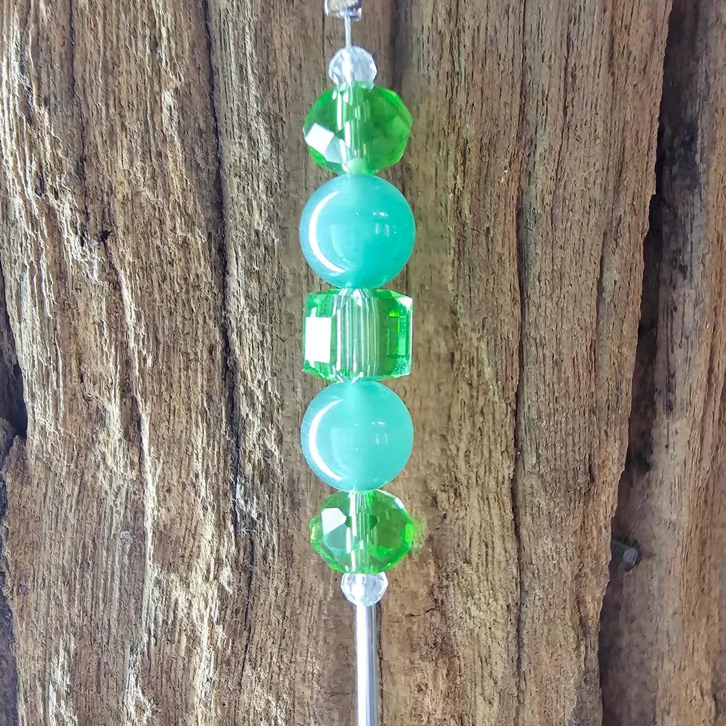 Aurora Crystal with Green Aventurine (Good Luck) - Rivendell Shop