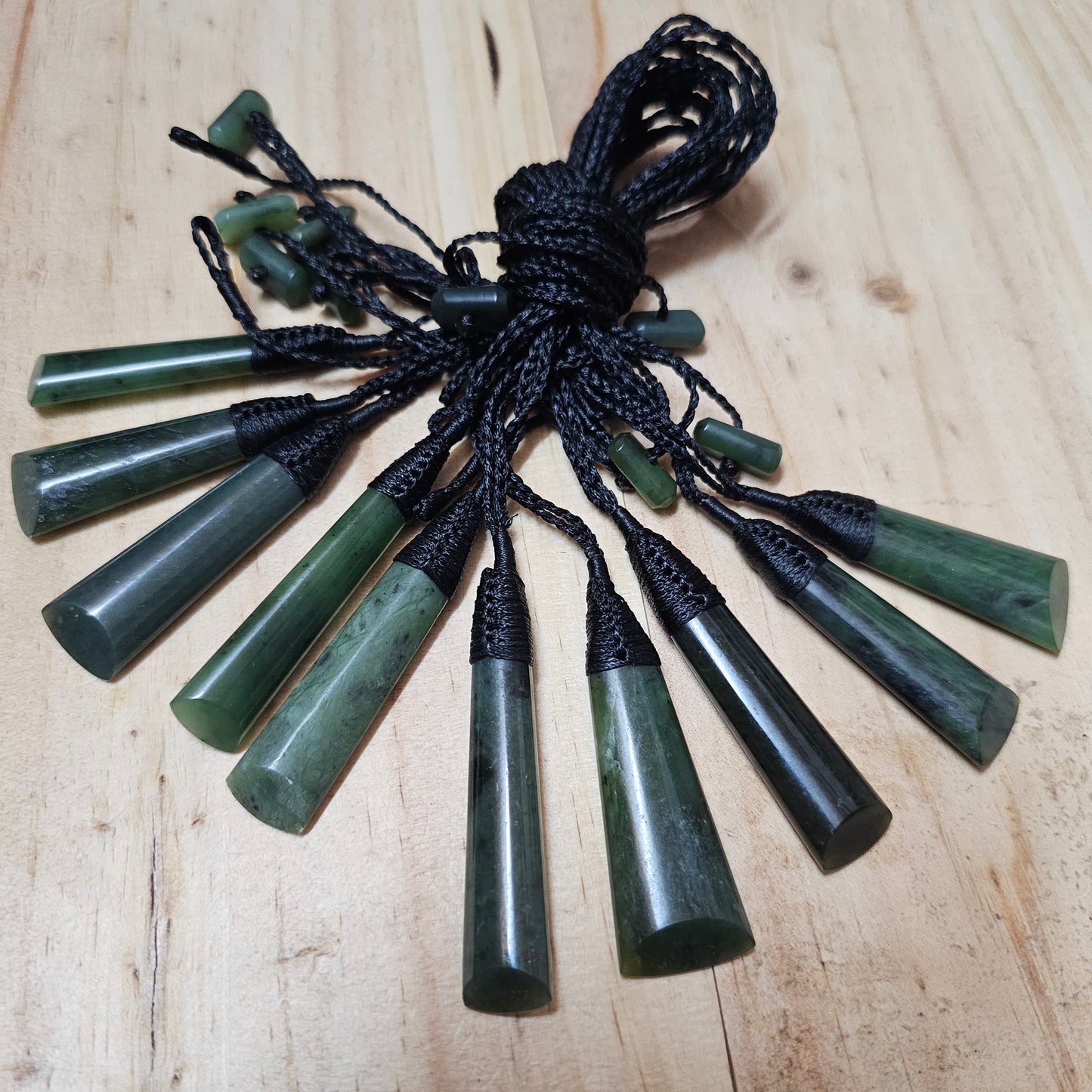 Long Greenstone Toki Pendant - Rivendell Shop