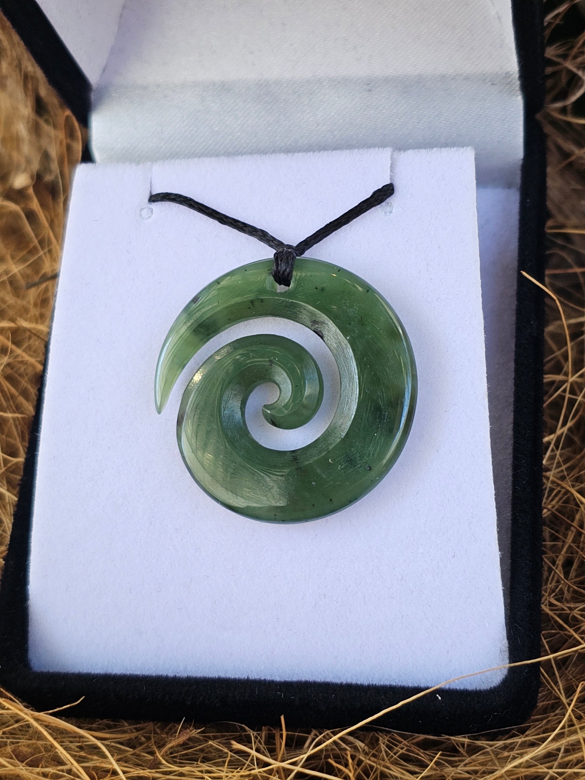 Greenstone Koru Pendant - Rivendell Shop