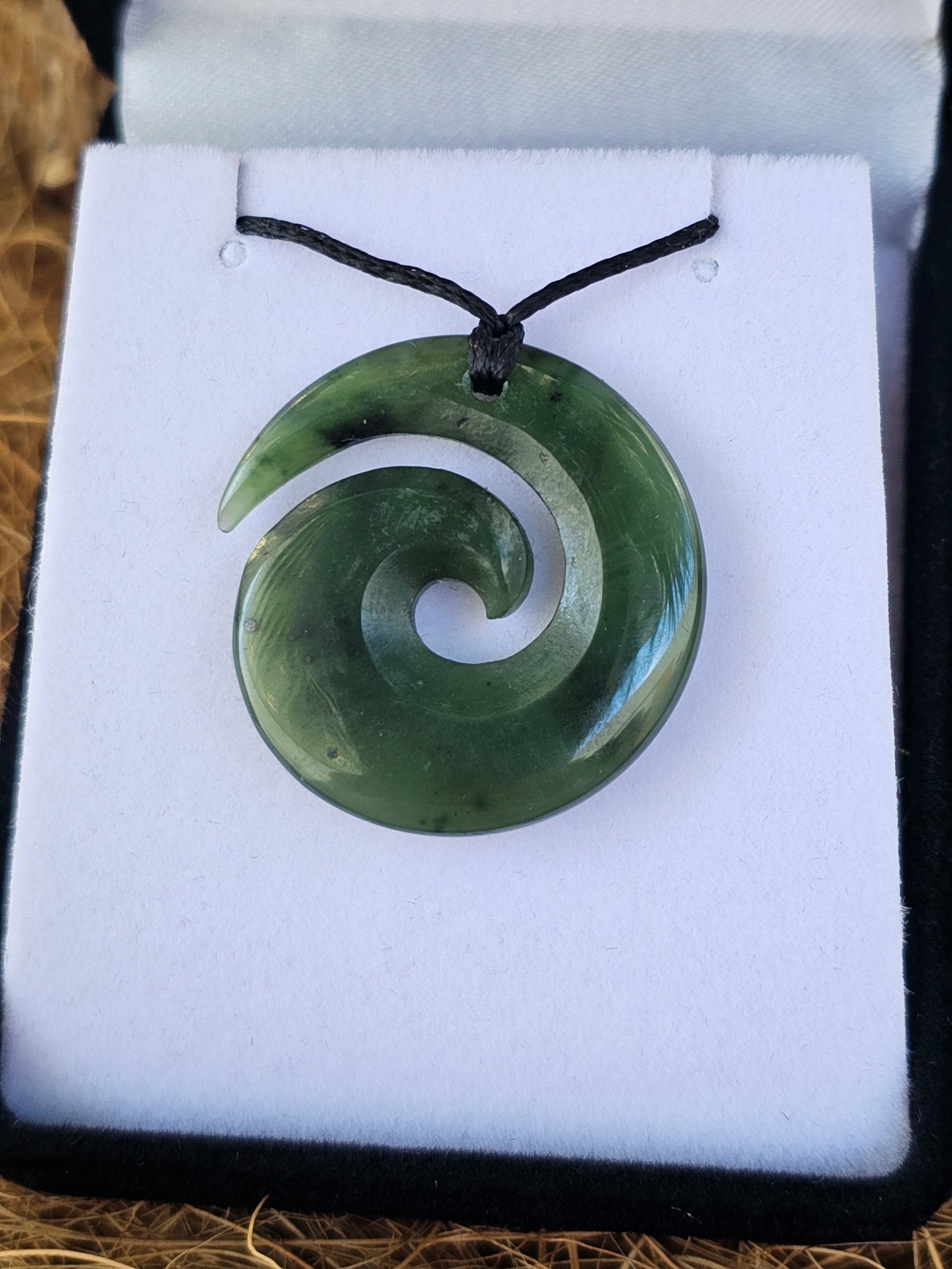 Greenstone Koru Pendant - Rivendell Shop