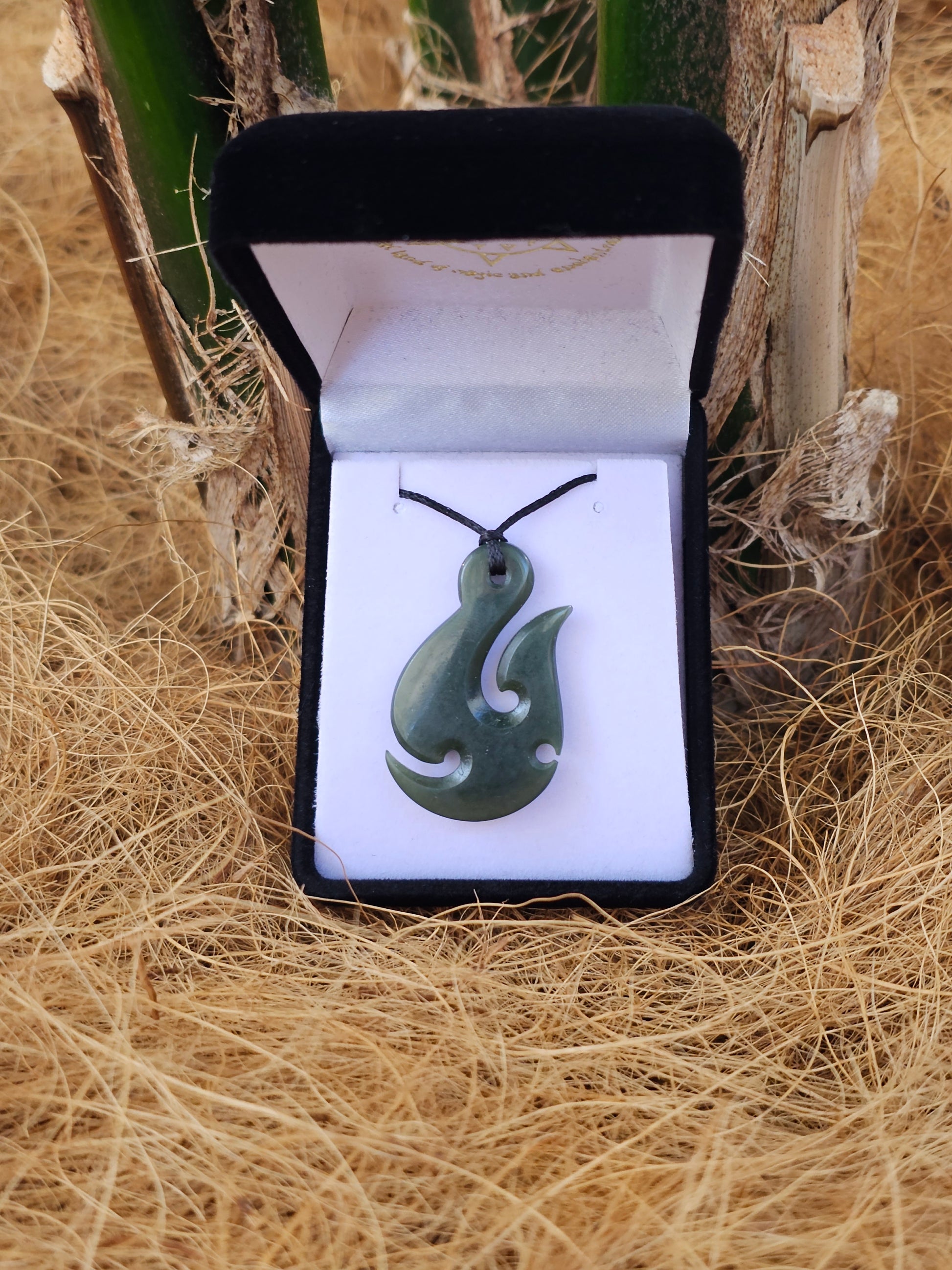 Hei Matau (Hook) Greenstone Pendant - Rivendell Shop