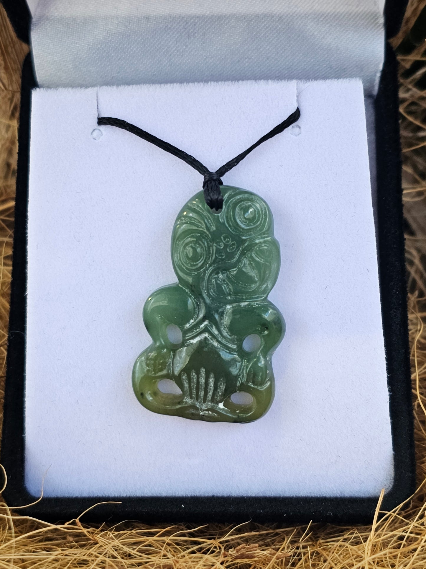 Tiki Greenstone Pendant - Rivendell Shop