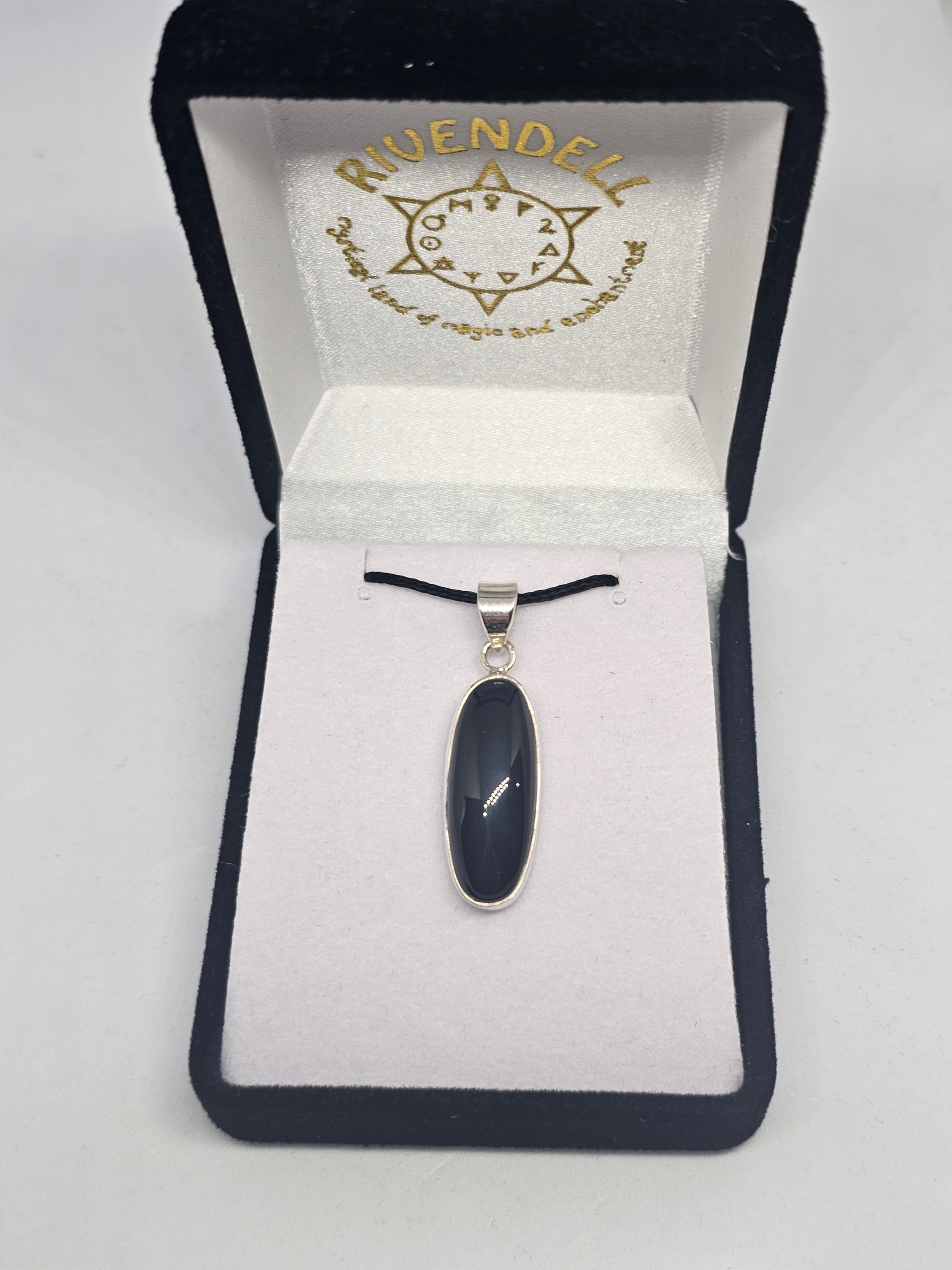 Black Onyx Pendant - Rivendell Shop