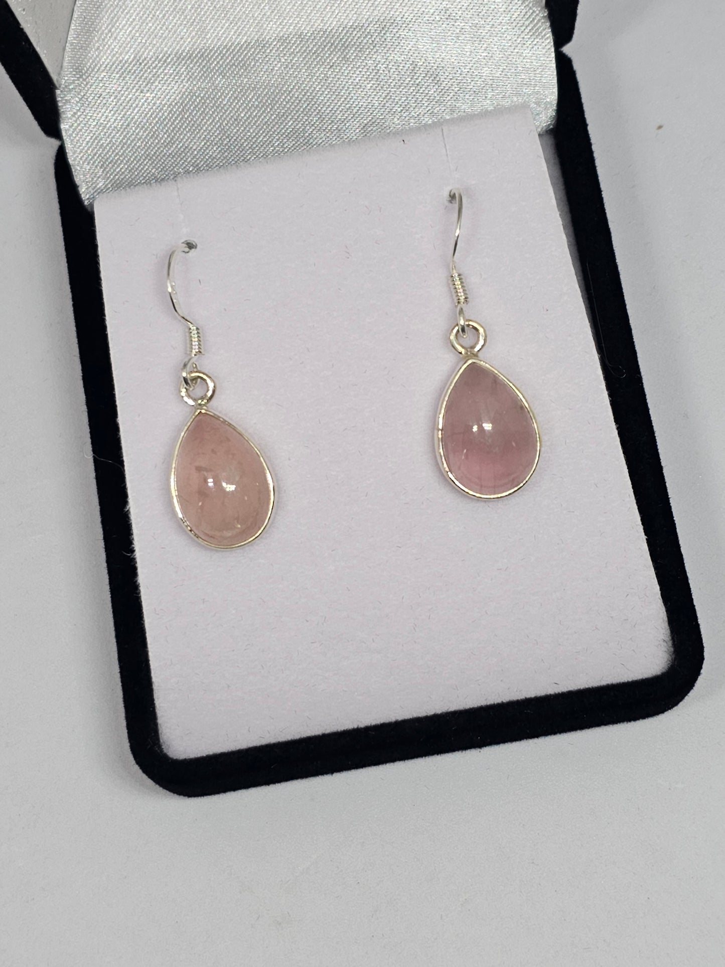 Rose Quartz Earrings - Rivendell Shop