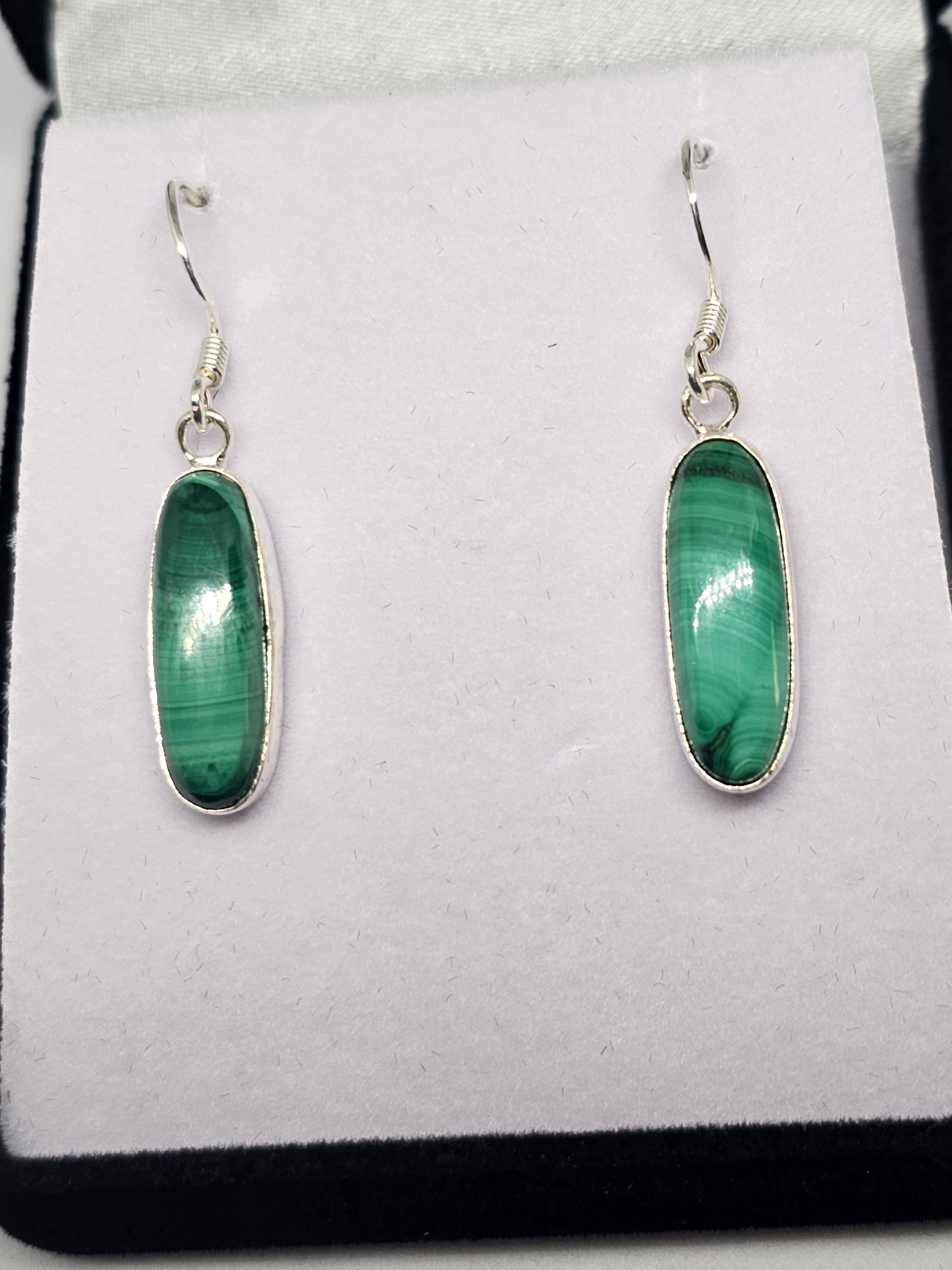 Malachite Earrings - Rivendell Shop