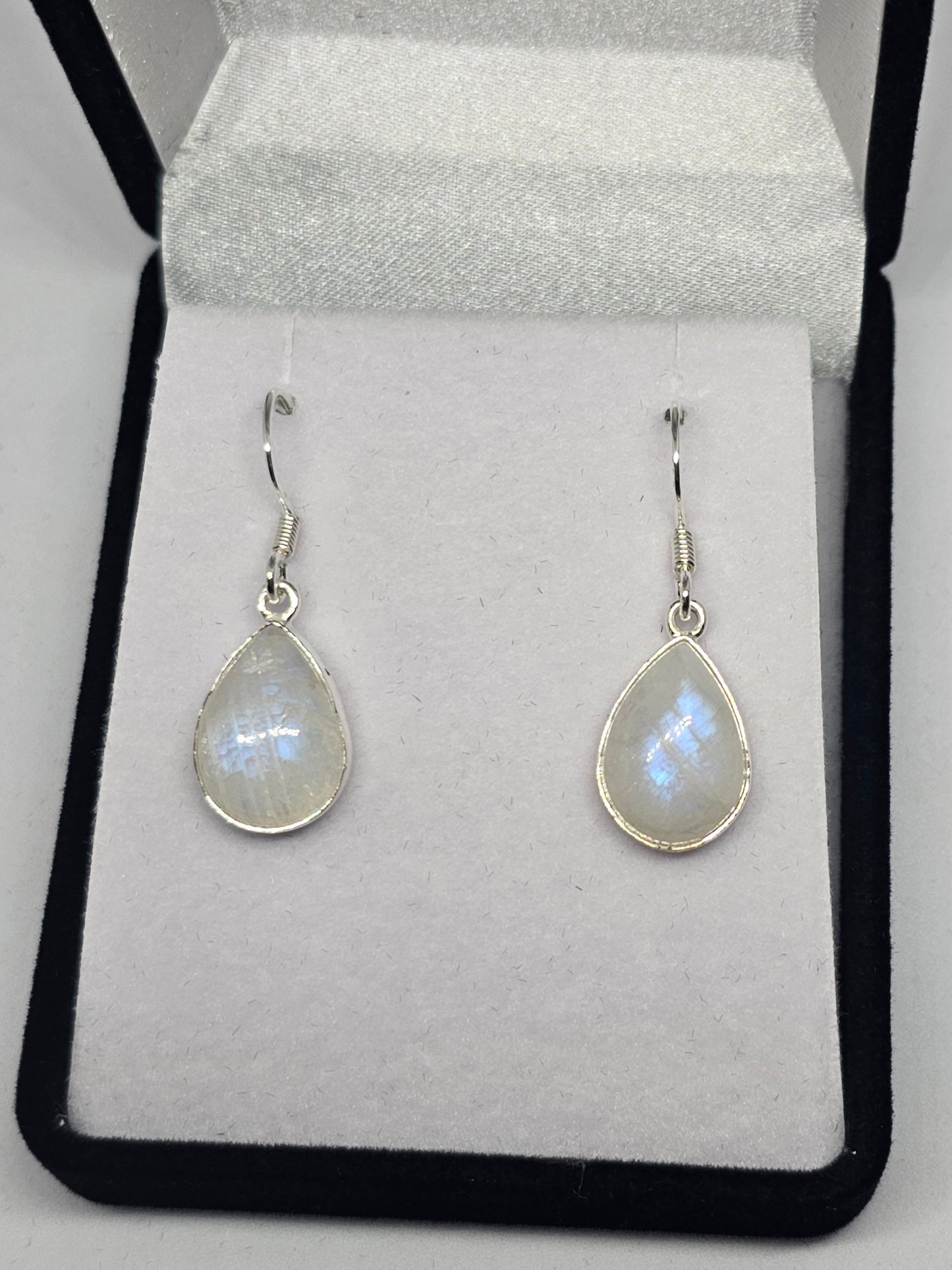 Moonstone Earrings - Teardrop - Rivendell Shop