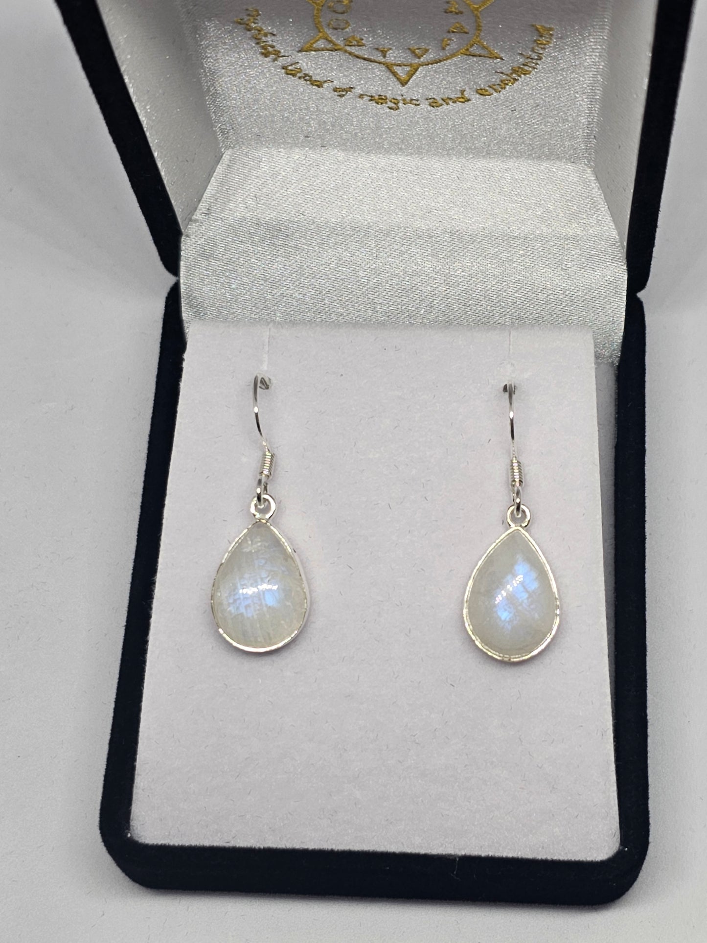 Moonstone Earrings - Teardrop - Rivendell Shop