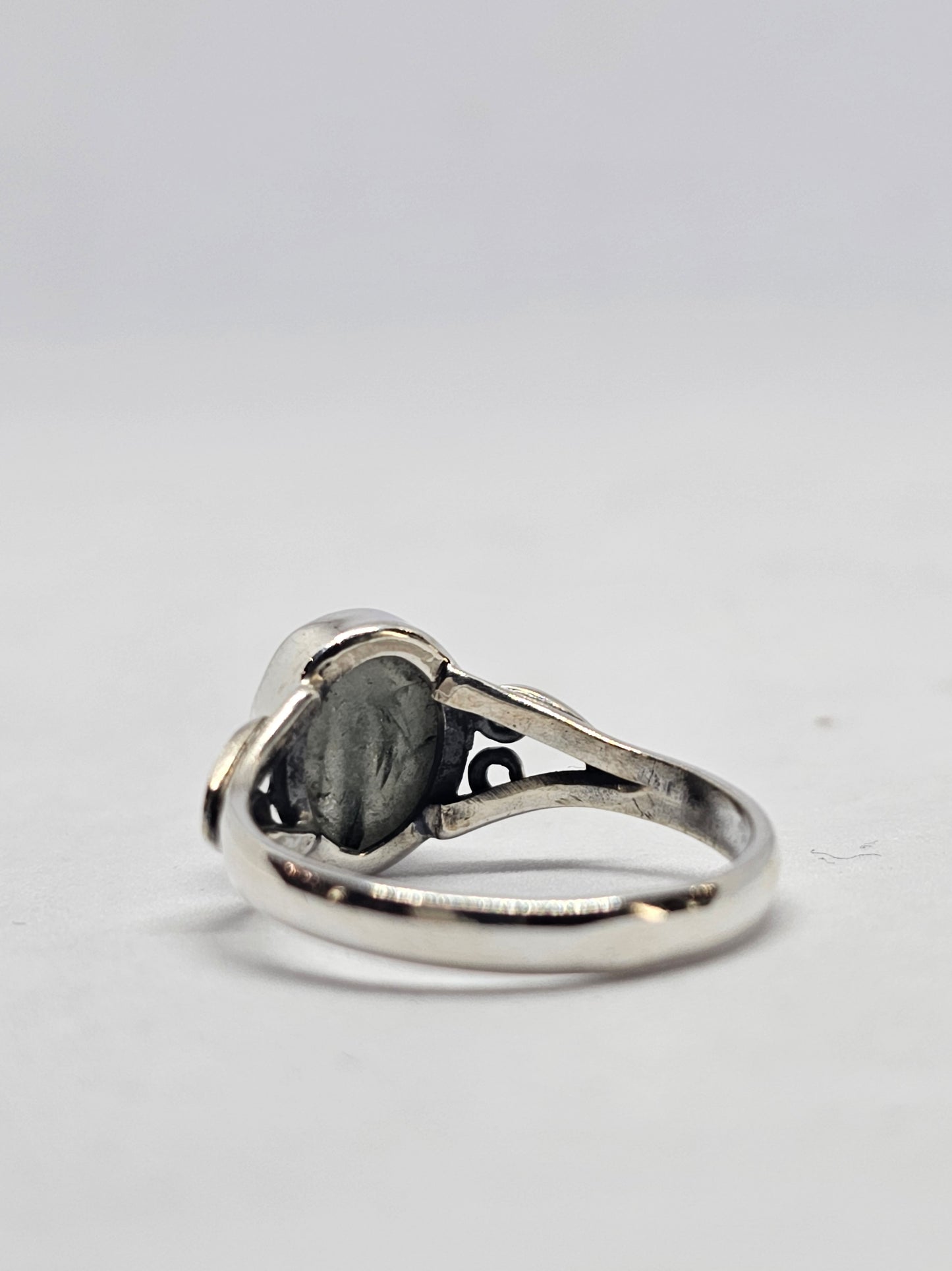 Black Rutilated Quartz Ring - Rivendell Shop