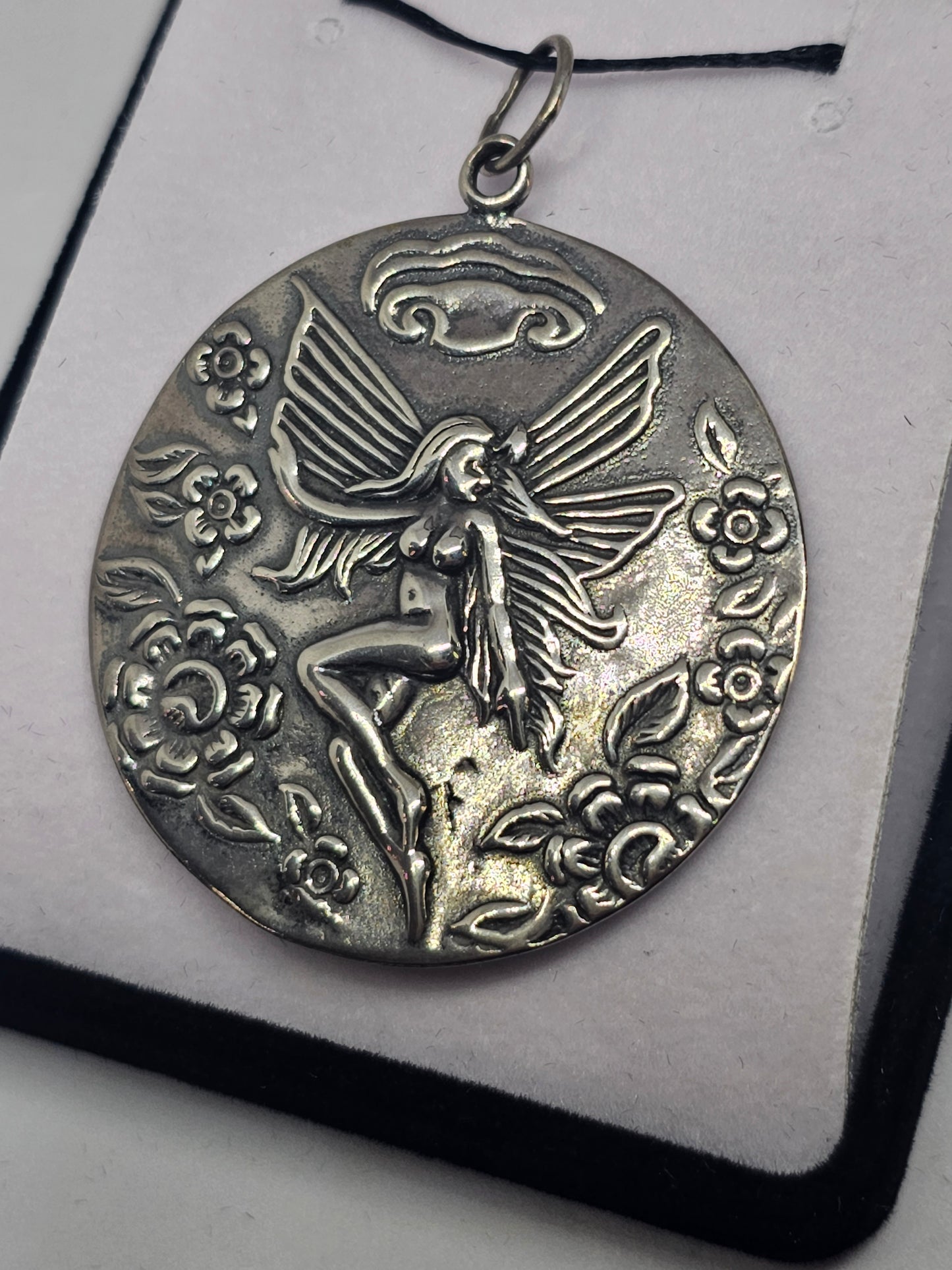 Sterling Silver Fairy Pendant - Rivendell Shop