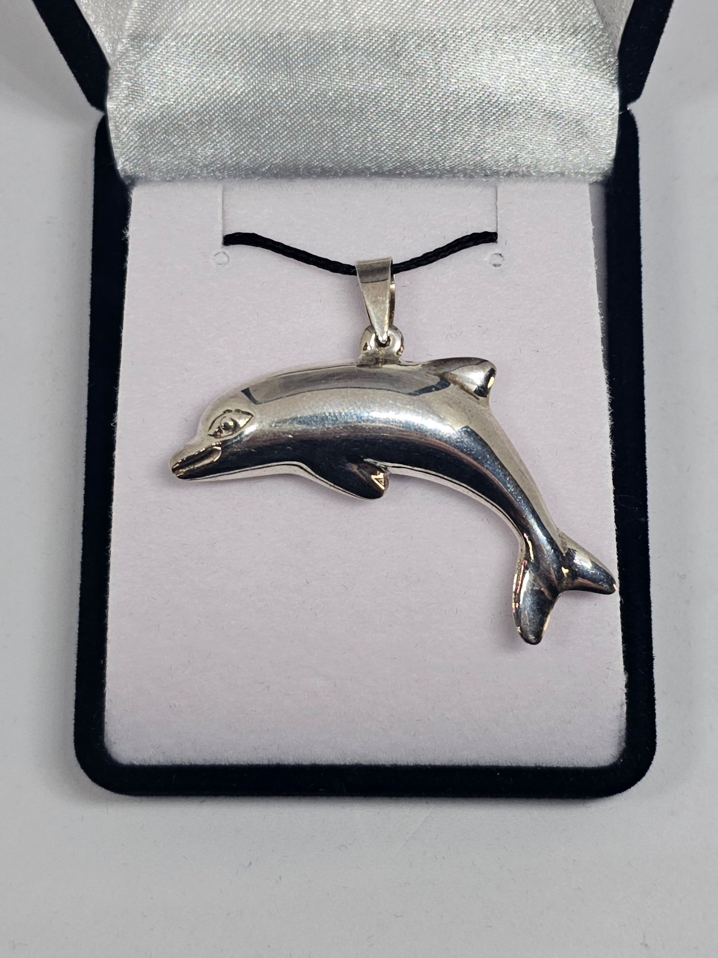 Sterling Silver Dolphin Pendant - Rivendell Shop