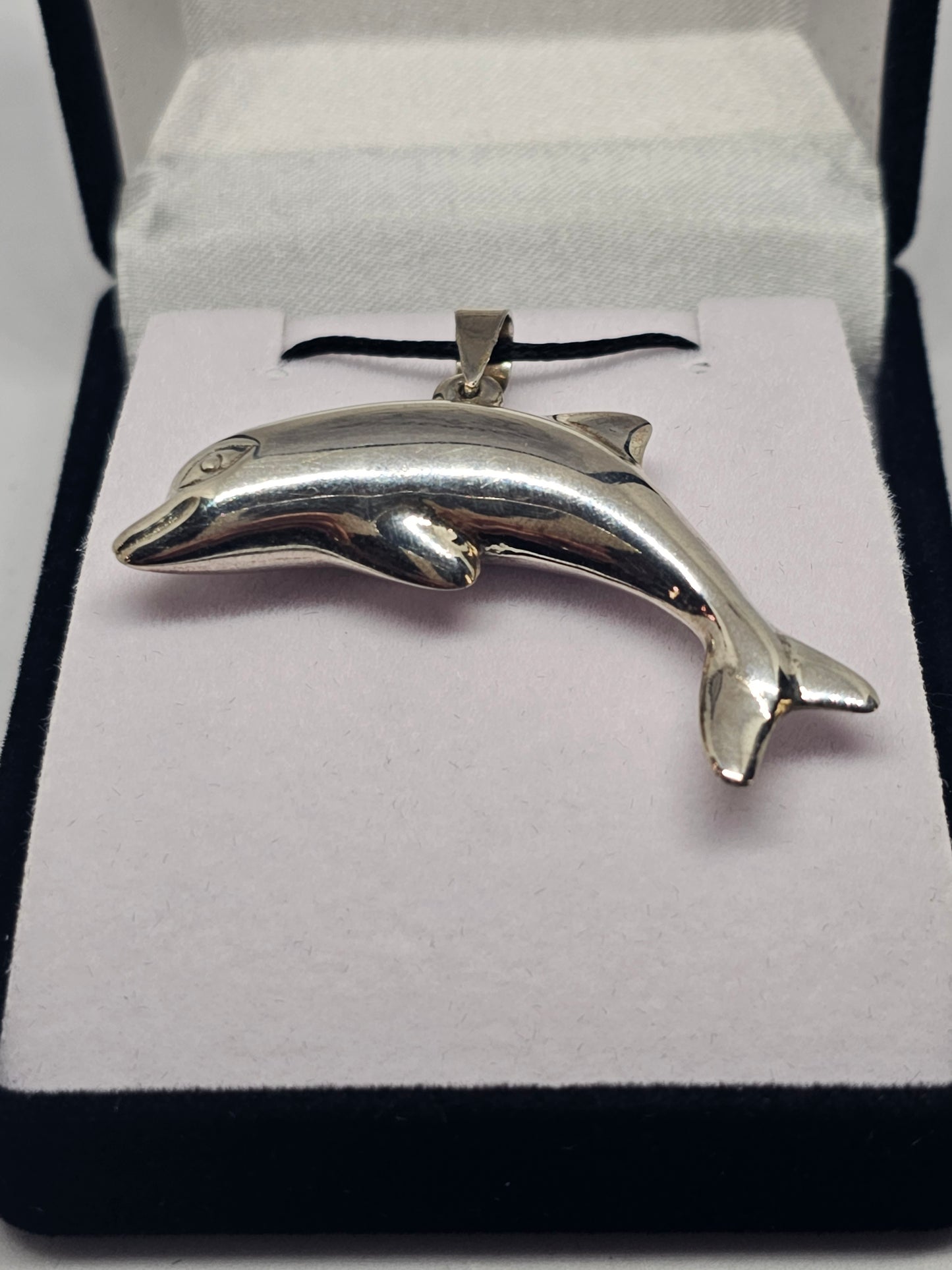 Sterling Silver Dolphin Pendant - Rivendell Shop