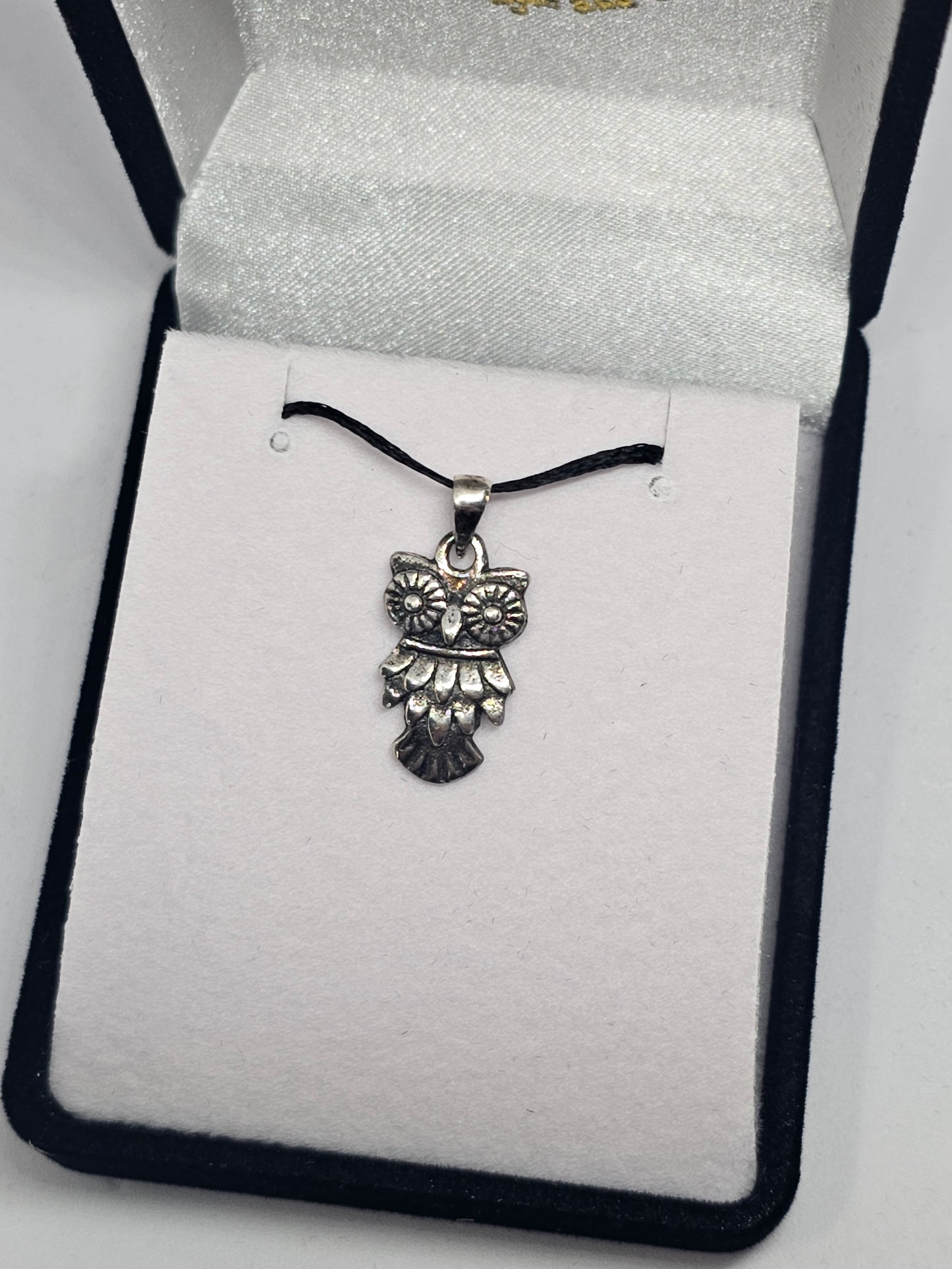 Sterling Silver Owl Pendant - Rivendell Shop