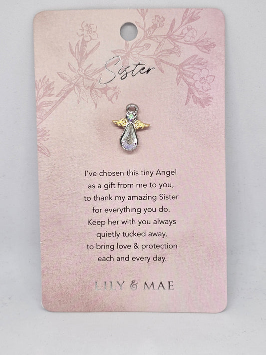 Sister - Angel Pin - Rivendell Shop