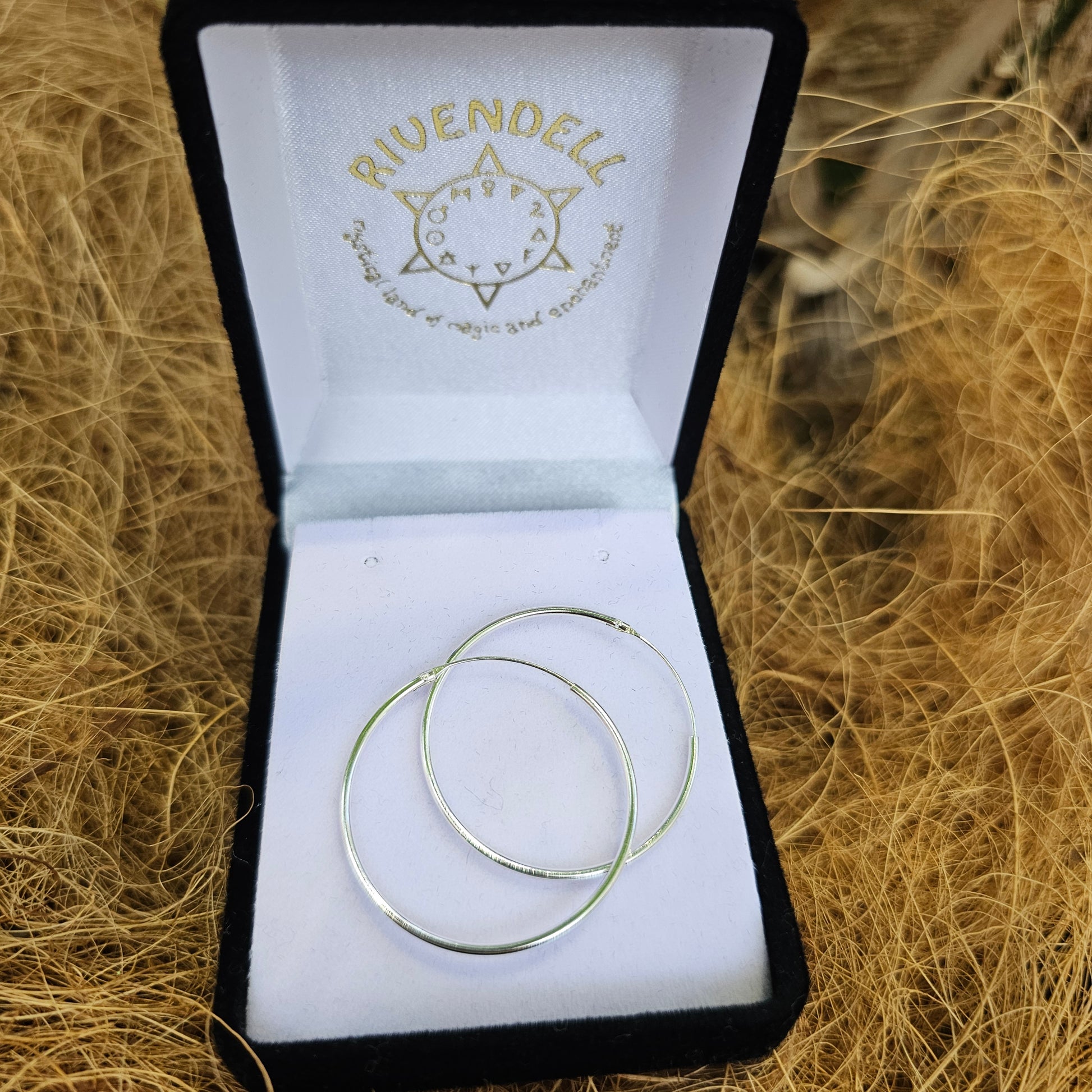 Sterling Silver 925 Hoop Earrings - Rivendell Shop