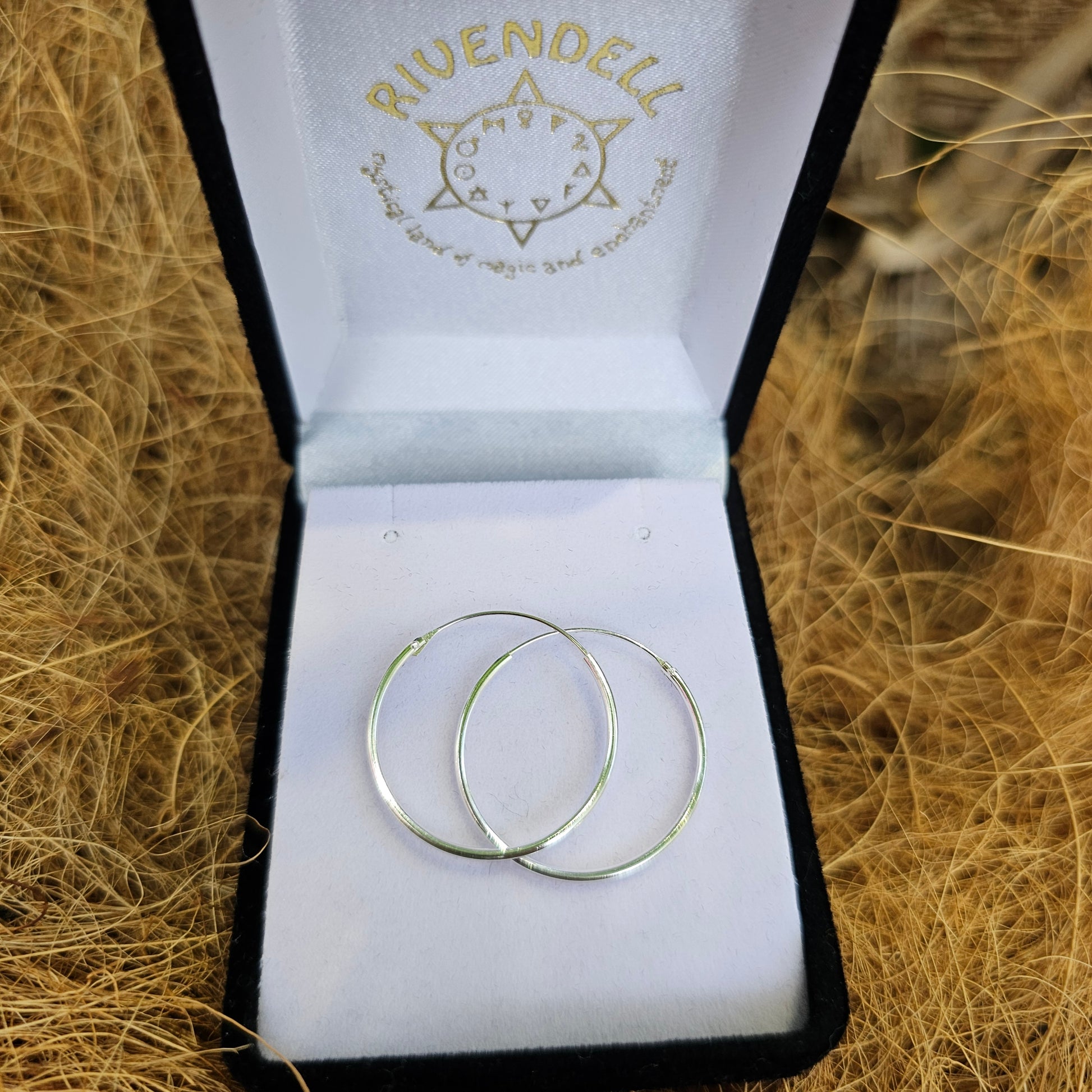 Sterling Silver 925 Hoop Earrings - Rivendell Shop