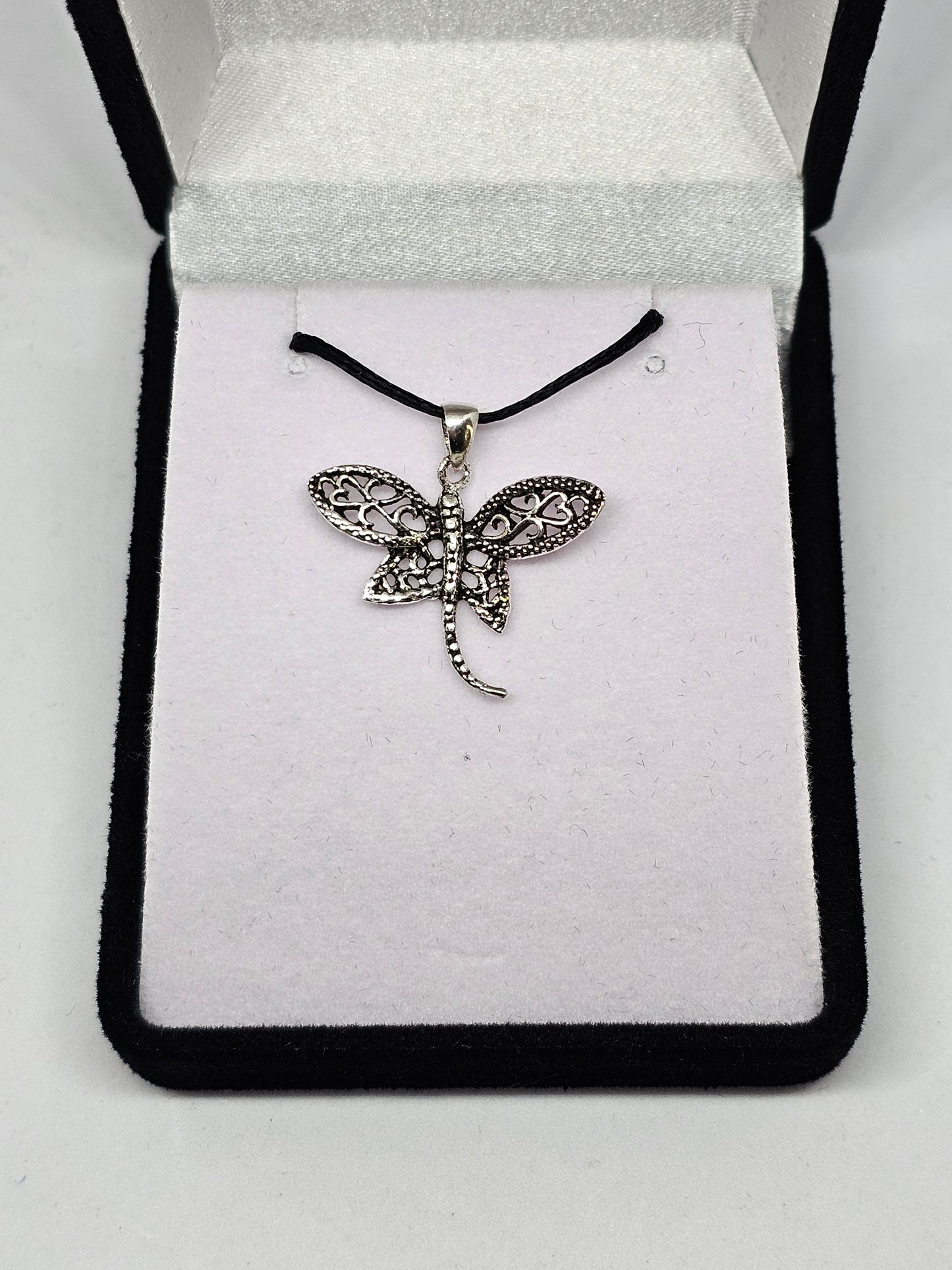 Dragonfly Sterling Silver Pendant - Rivendell Shop