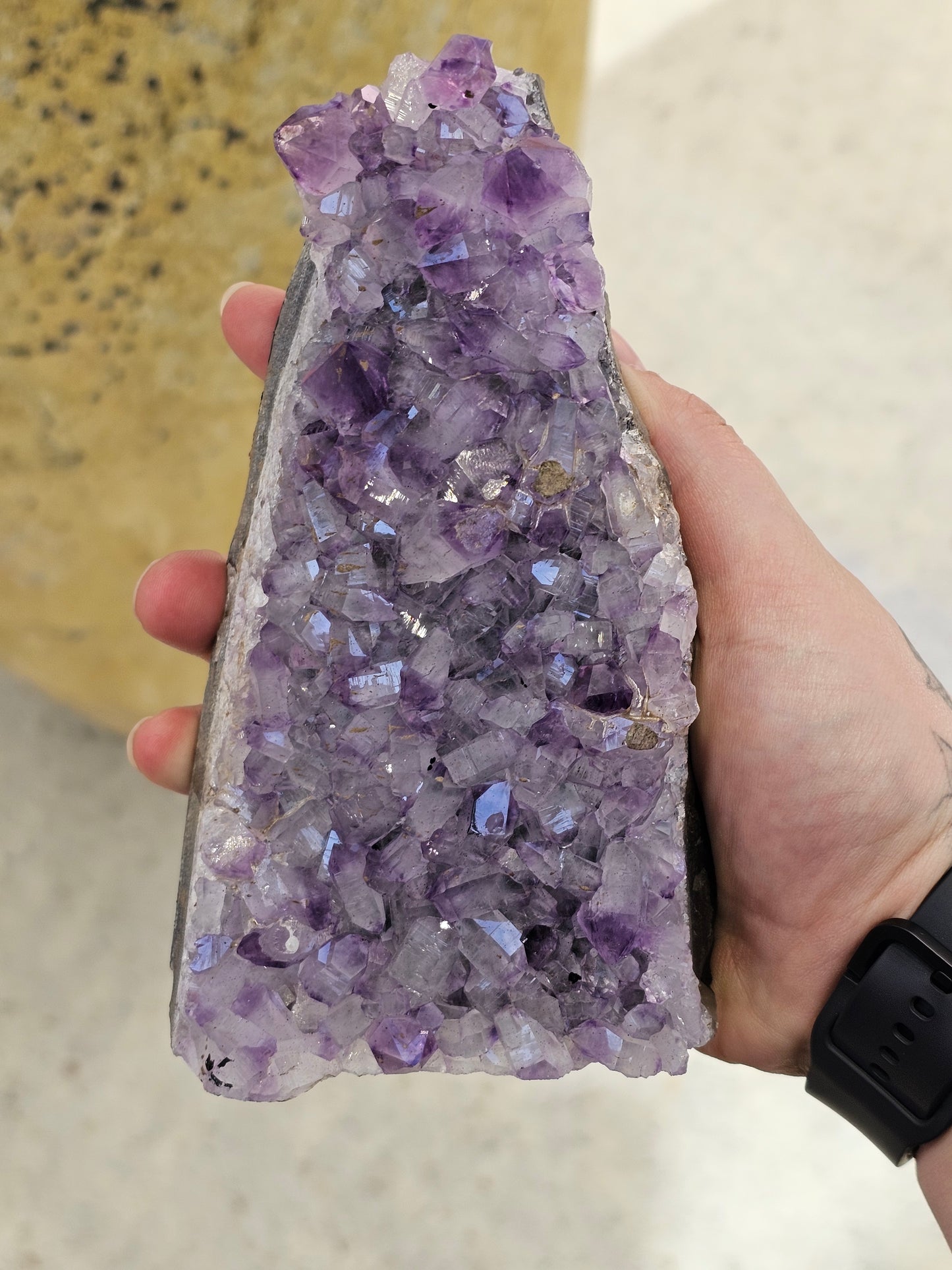 Standing amethyst