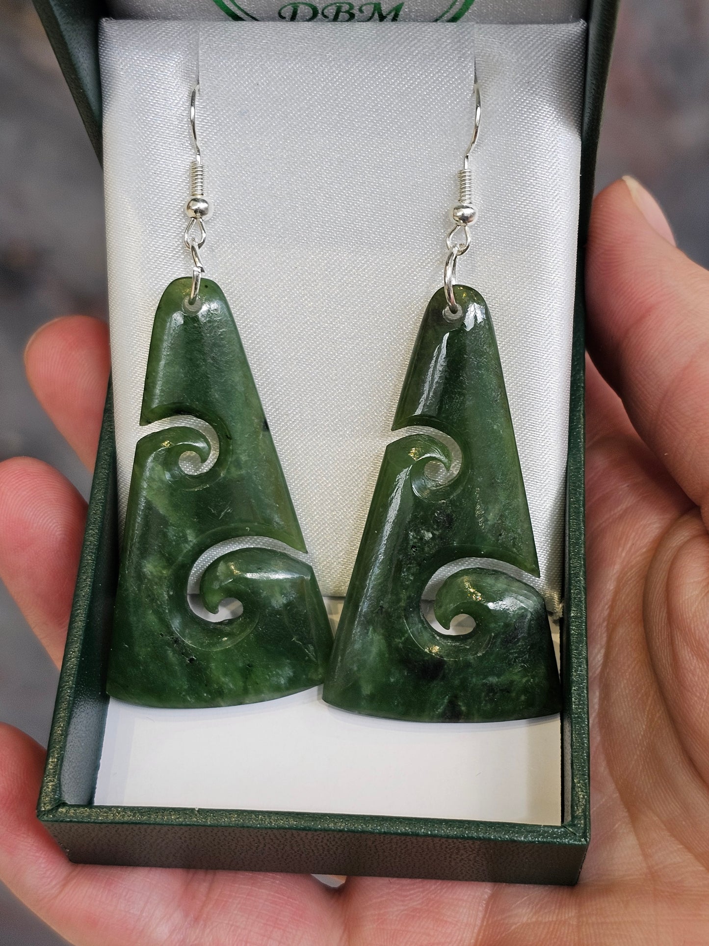 Koru Carved Earrings