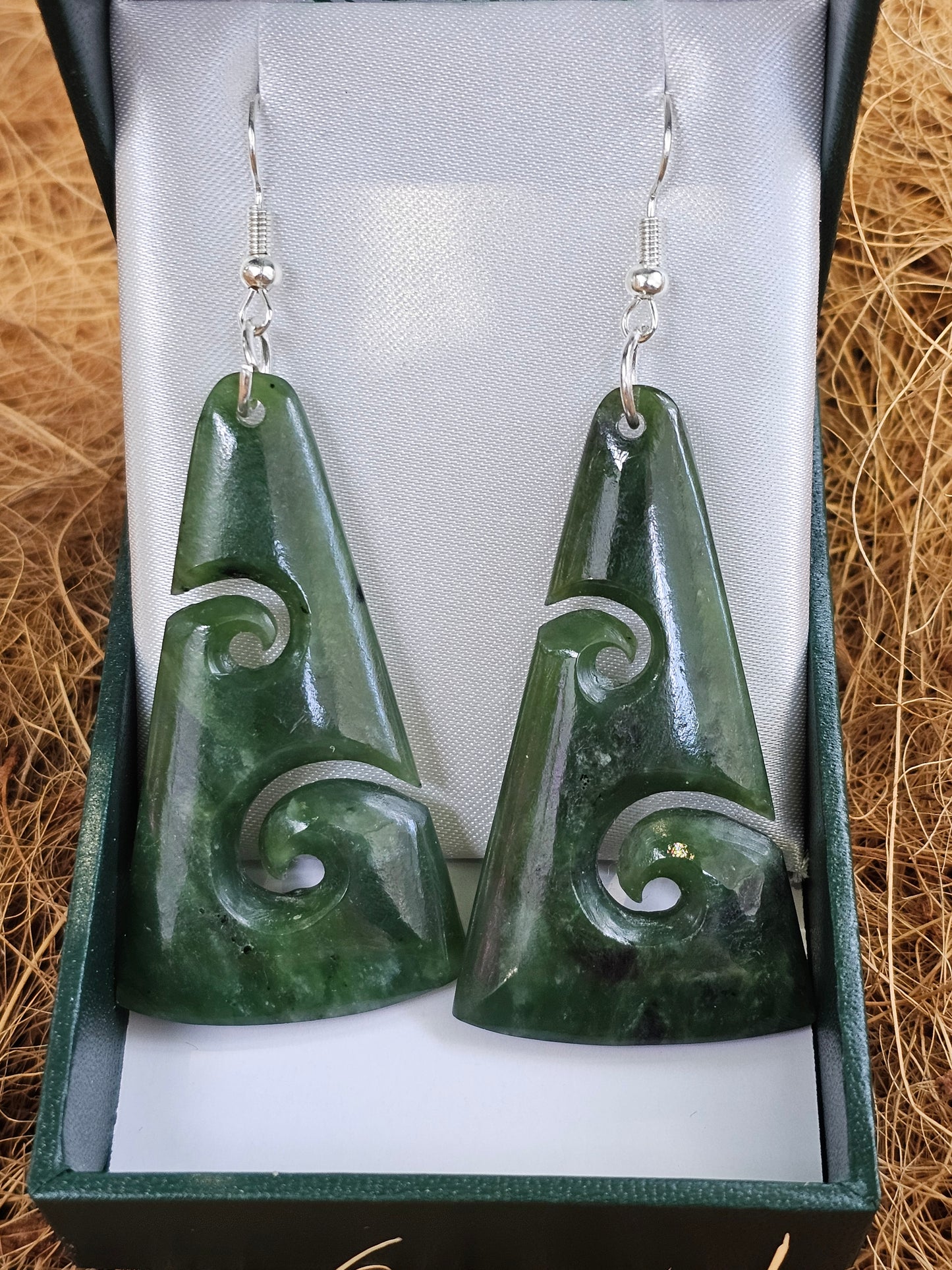 Koru Carved Earrings