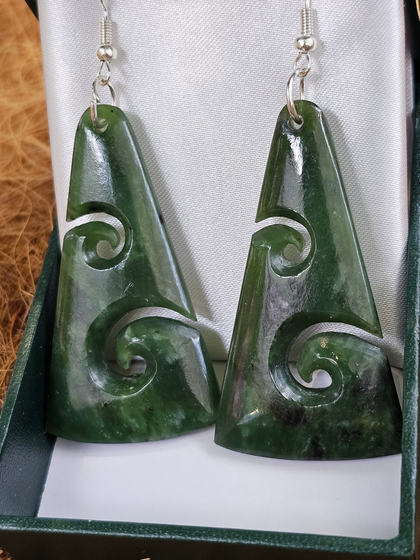 Koru Carved Earrings