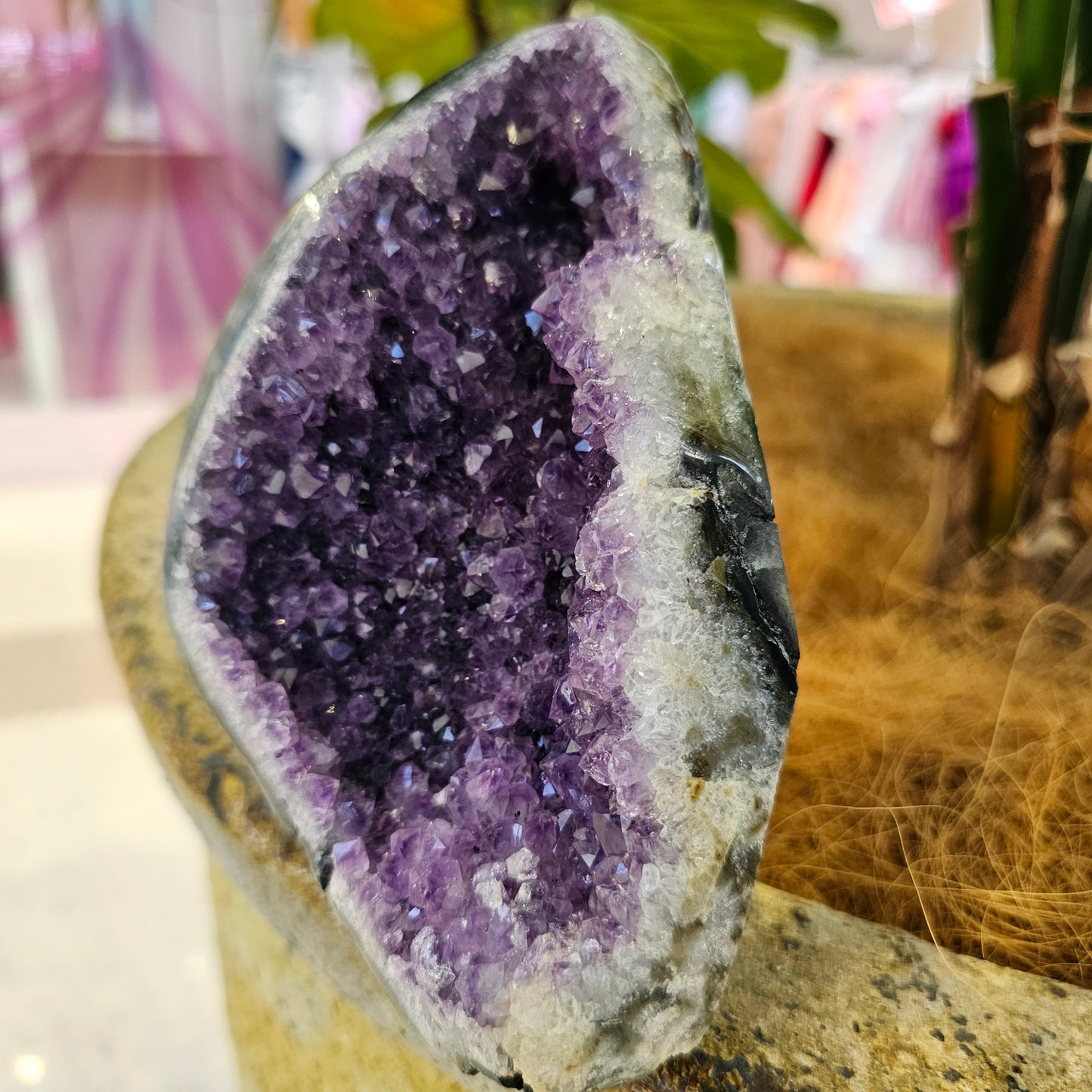 Amethyst Standing Cluster