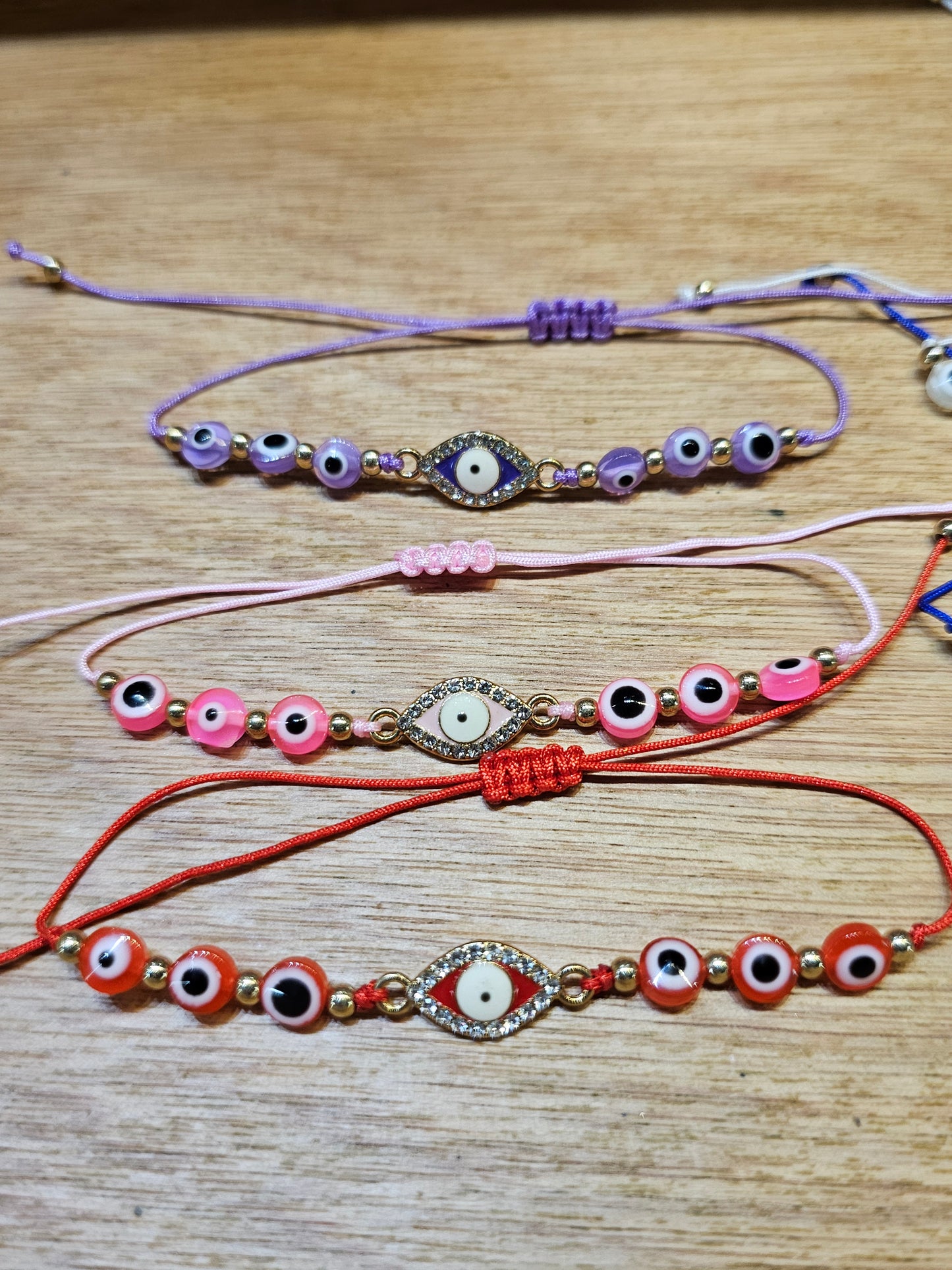 Evil Eye Wax Bracelet - Assorted