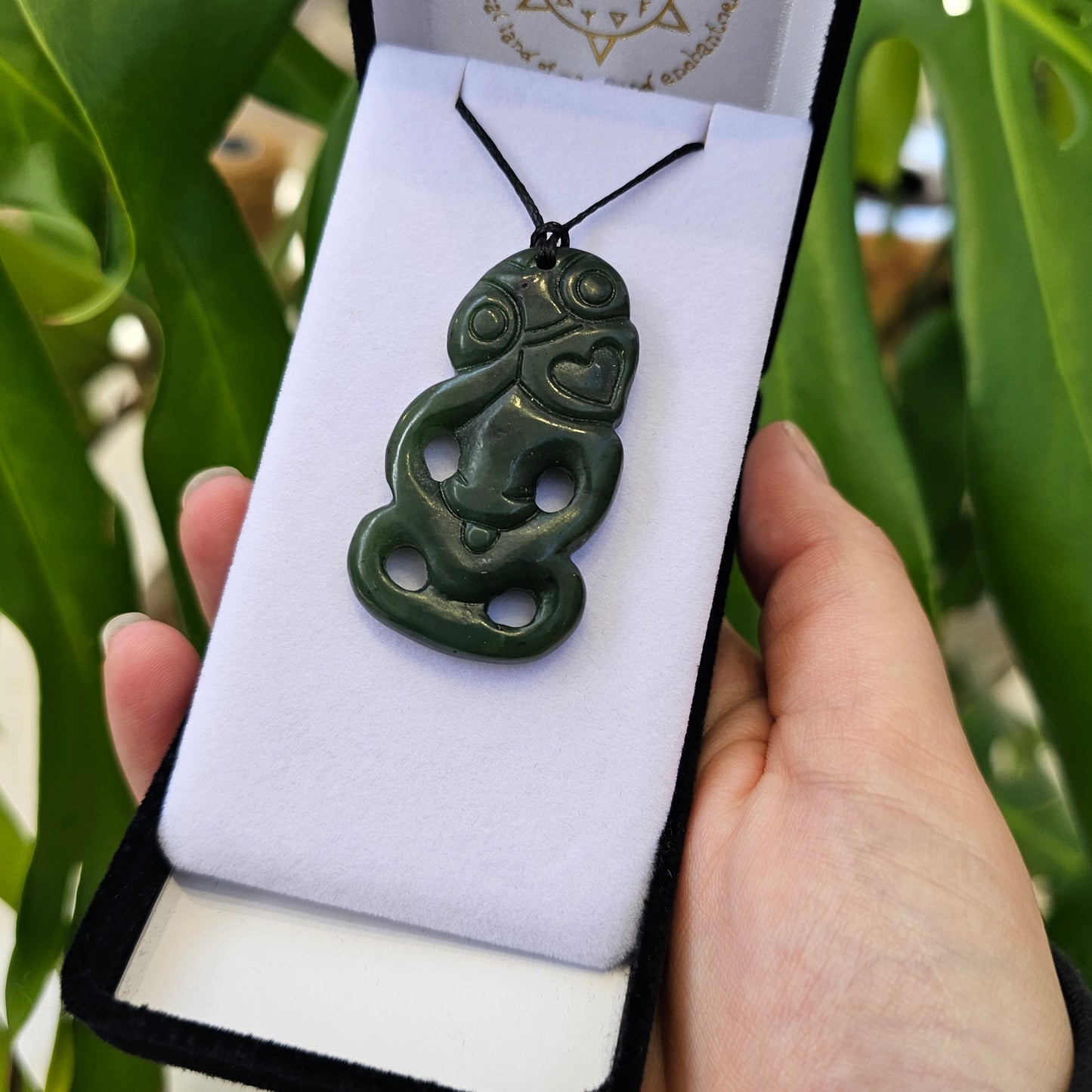 Greenstone Pendant - Hei Tiki