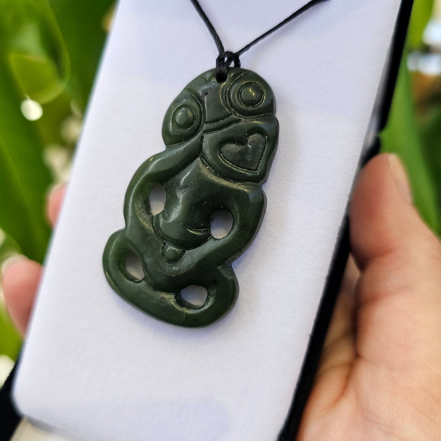 Greenstone Pendant - Hei Tiki