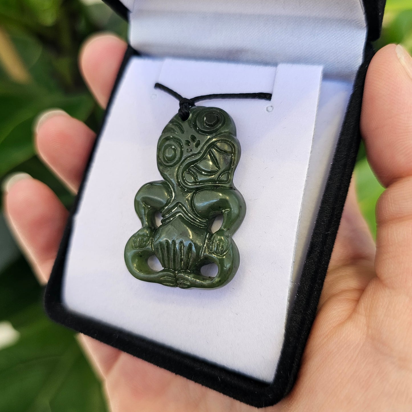 Greenstone Pendant - Hei Tiki