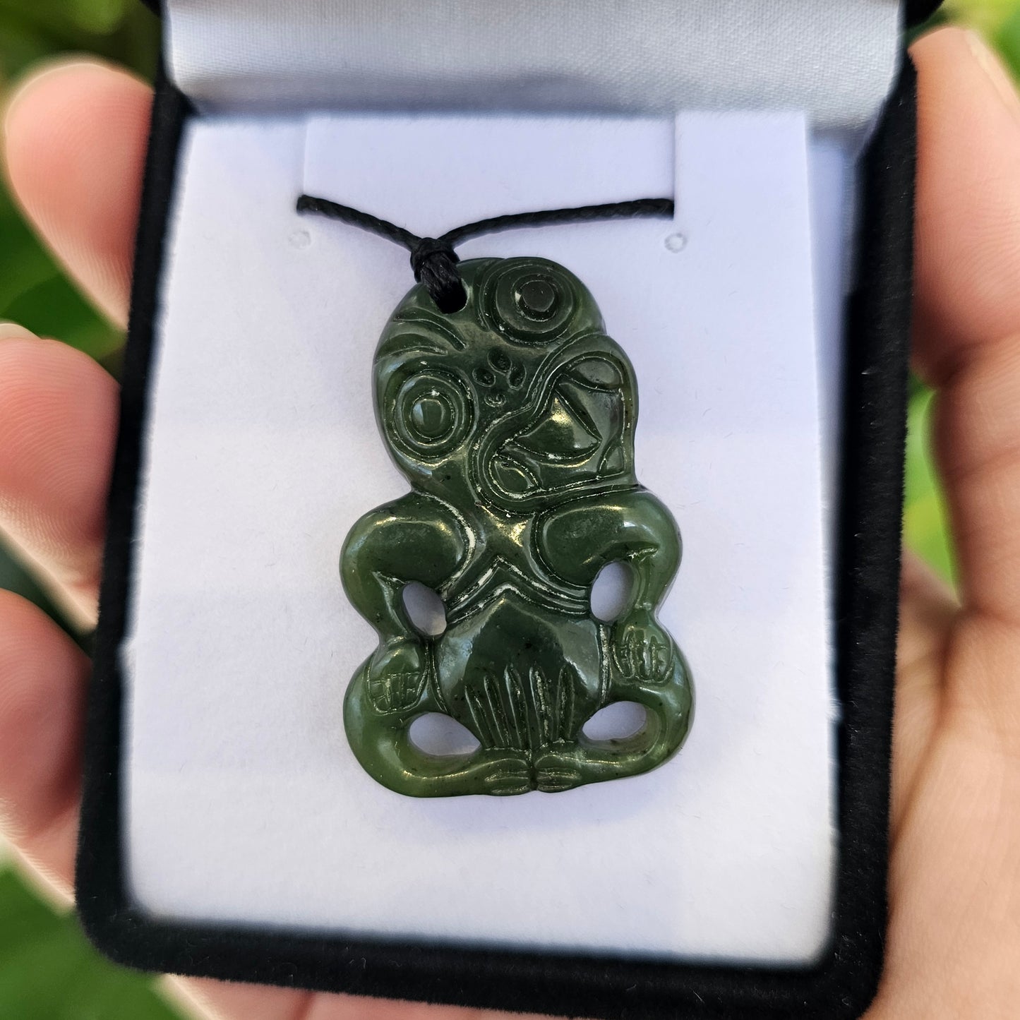 Greenstone Pendant - Hei Tiki