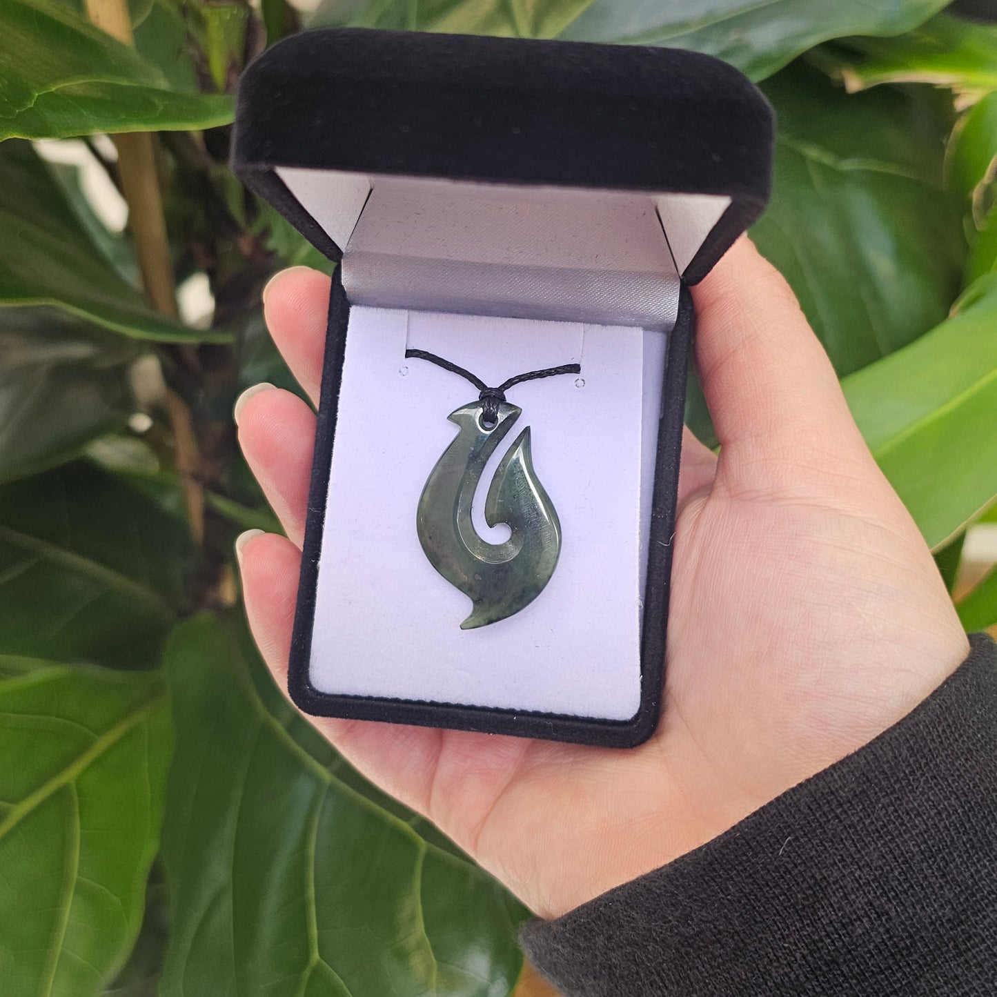 Greenstone Pendant - Hei Matau (Hook)