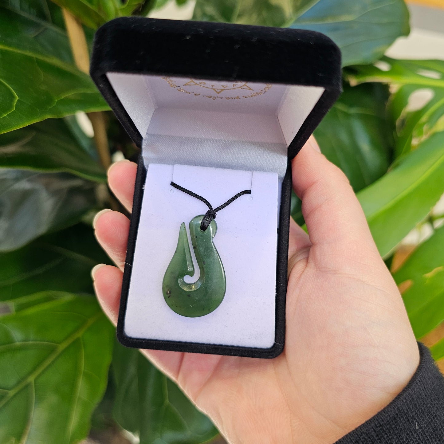 Greenstone Pendant - Hei Matau (Hook)