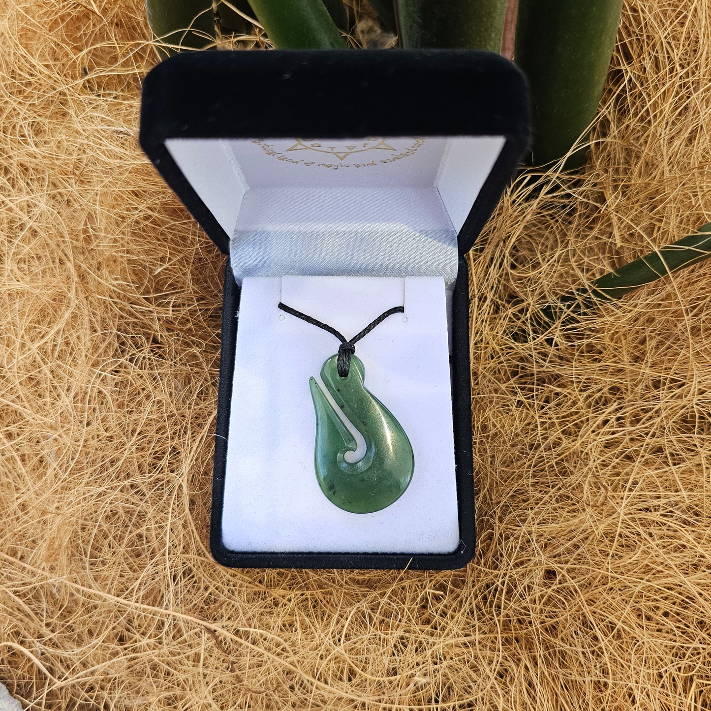 Greenstone Pendant - Hei Matau (Hook)