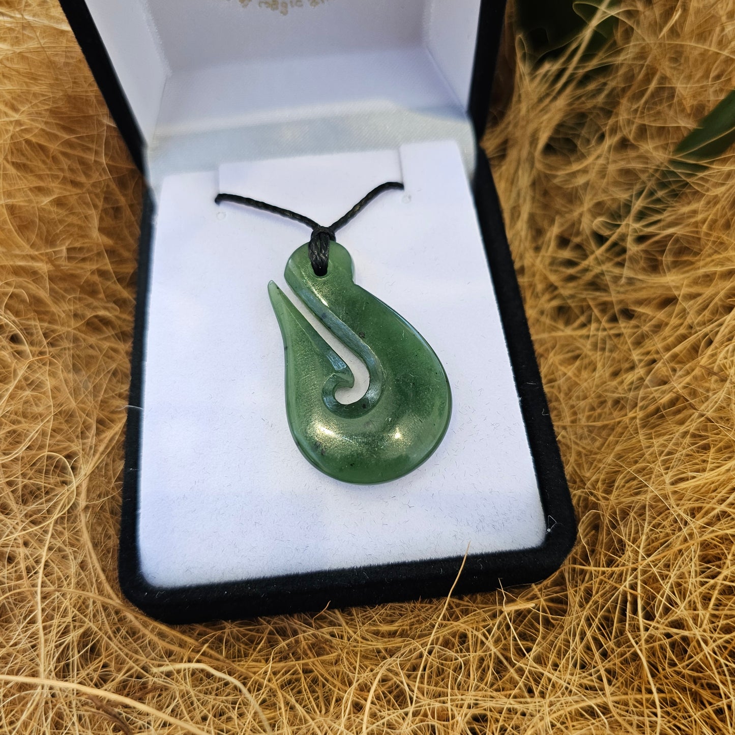 Greenstone Pendant - Hei Matau (Hook)