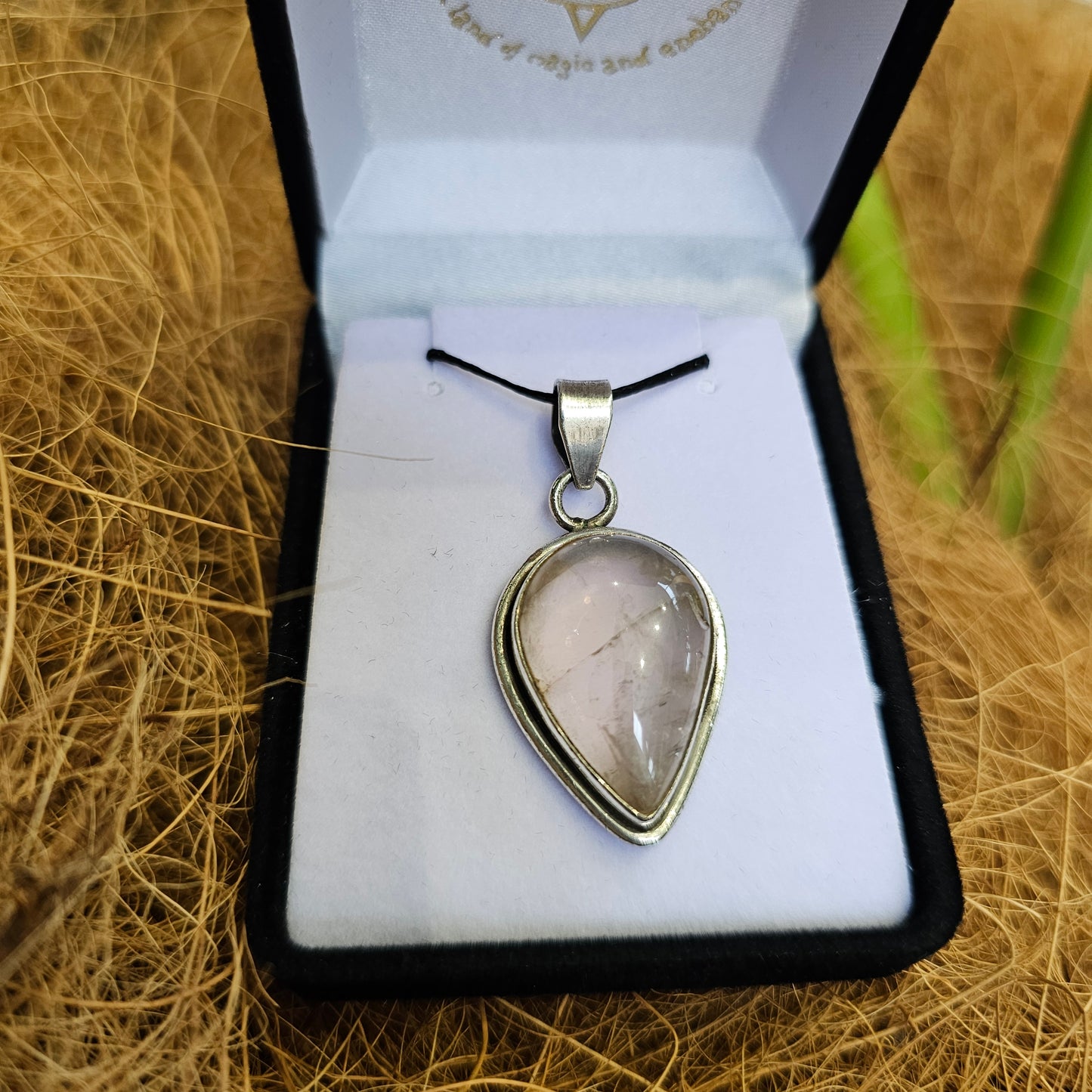 Rose quartz pendant