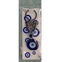 Evil Eye Keyring - Butterfly - Rivendell Shop