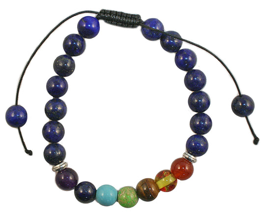 Chakra Healing Crystal Bracelet - Lapis Lazuli - Rivendell Shop