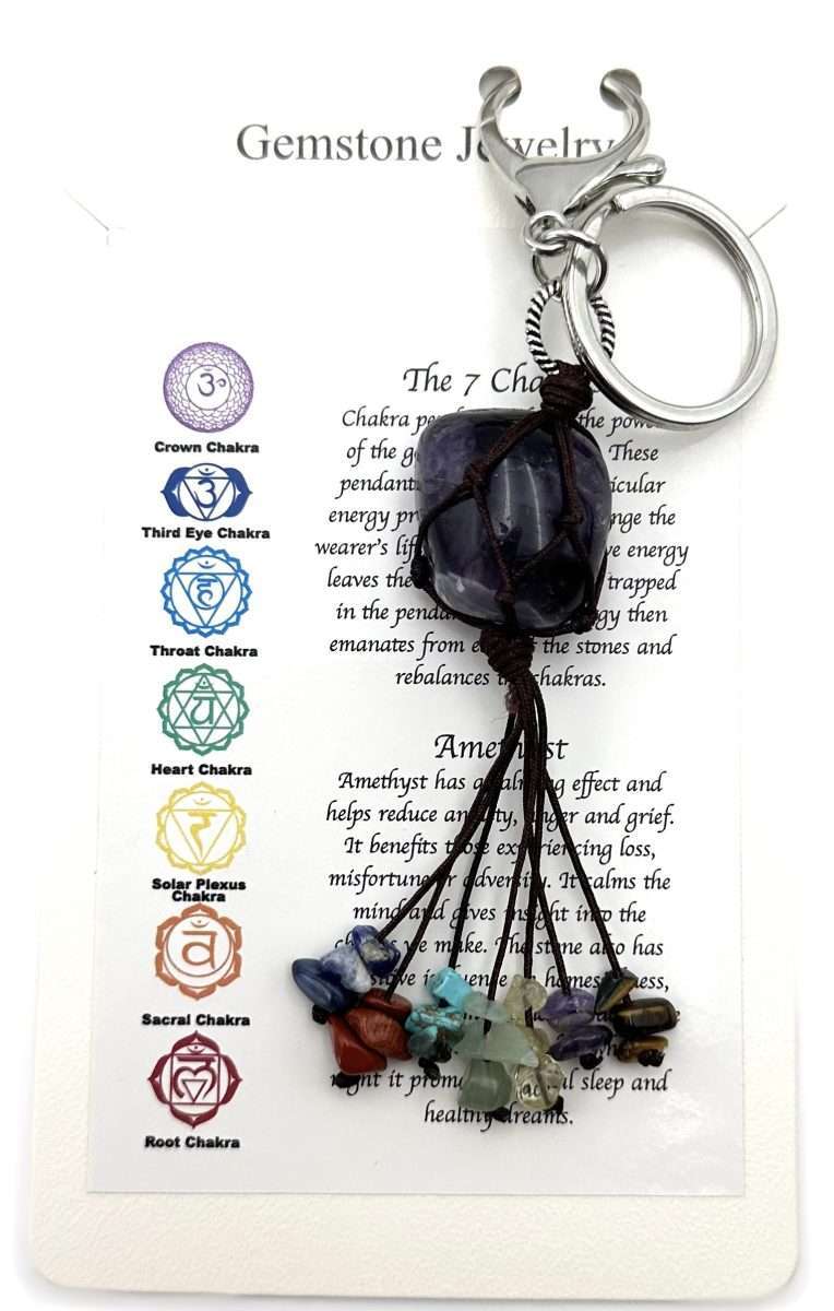 Chakra Keyring Amethyst