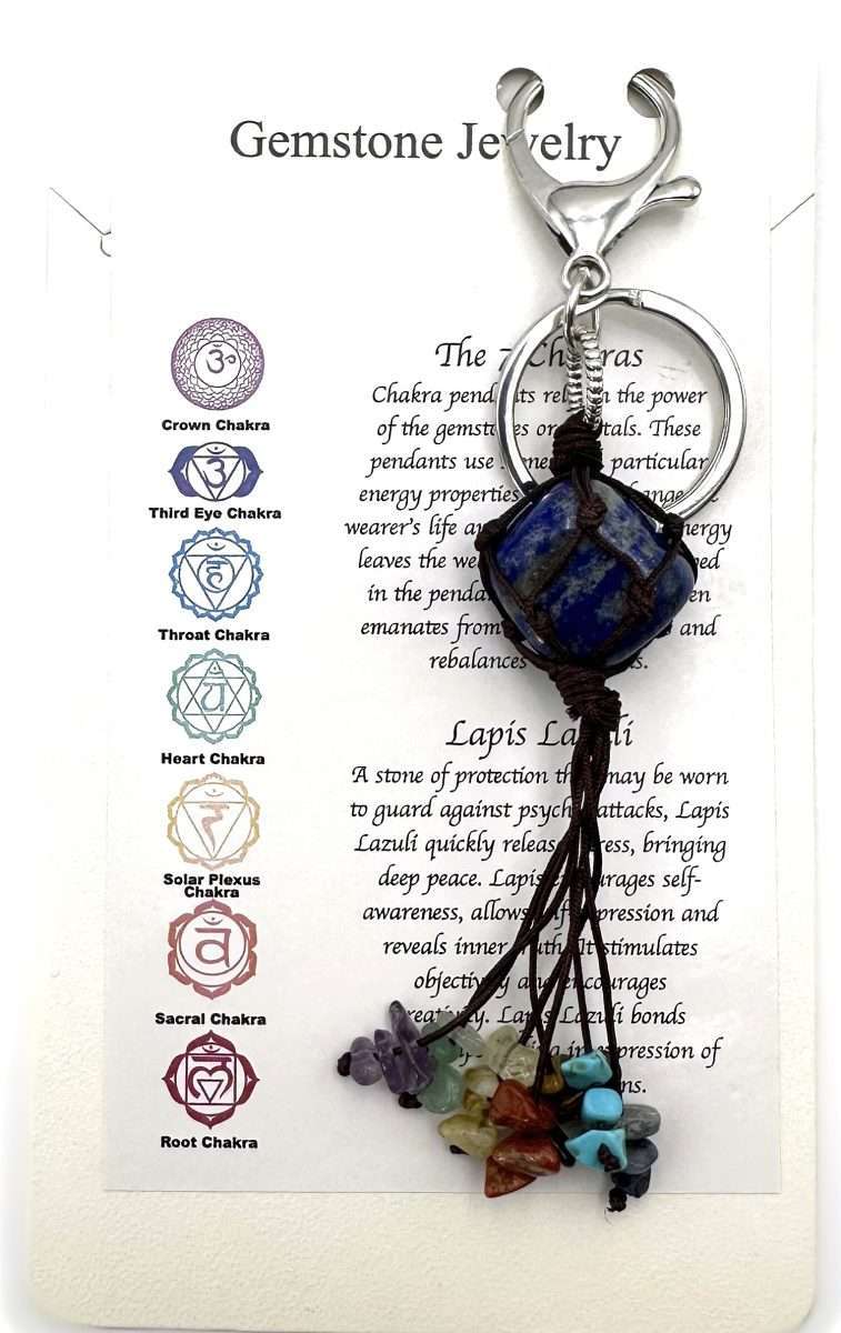 Chakra Keyring Lapis