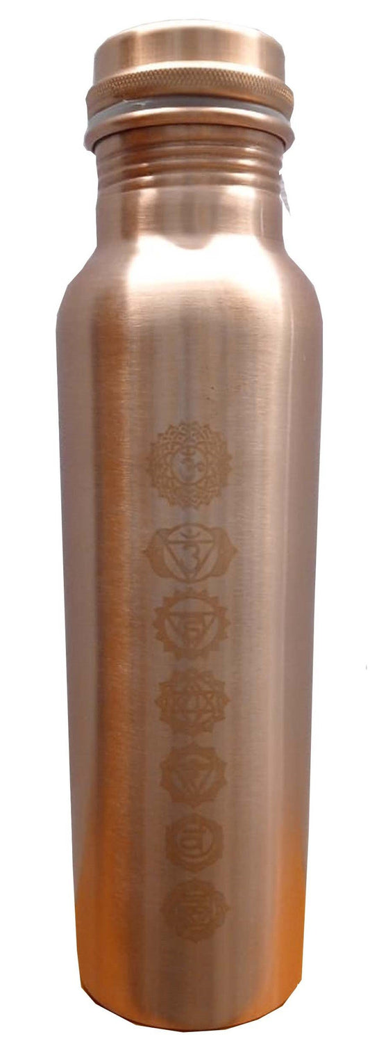 Copper bottle - Chakra 950ml - Rivendell Shop