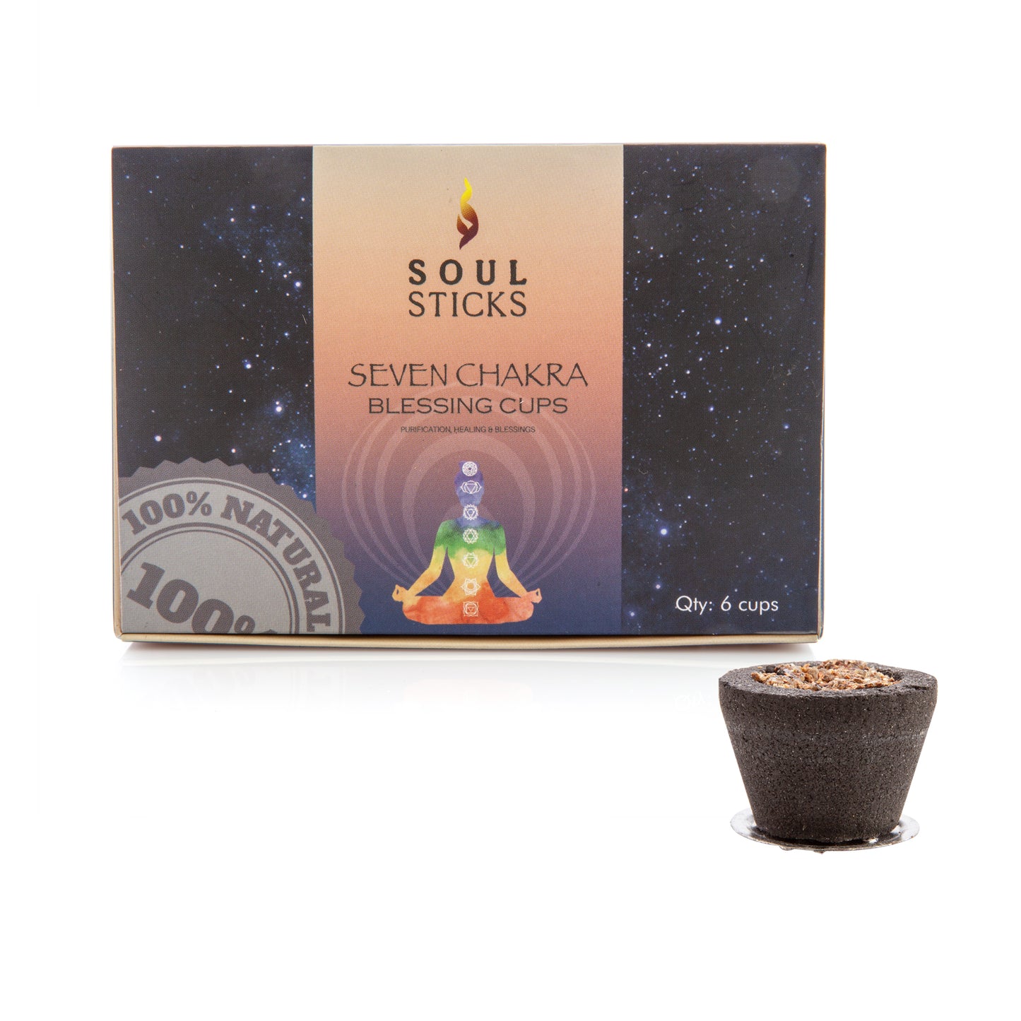 Soul Sticks Chakra Incense Cup - Rivendell Shop