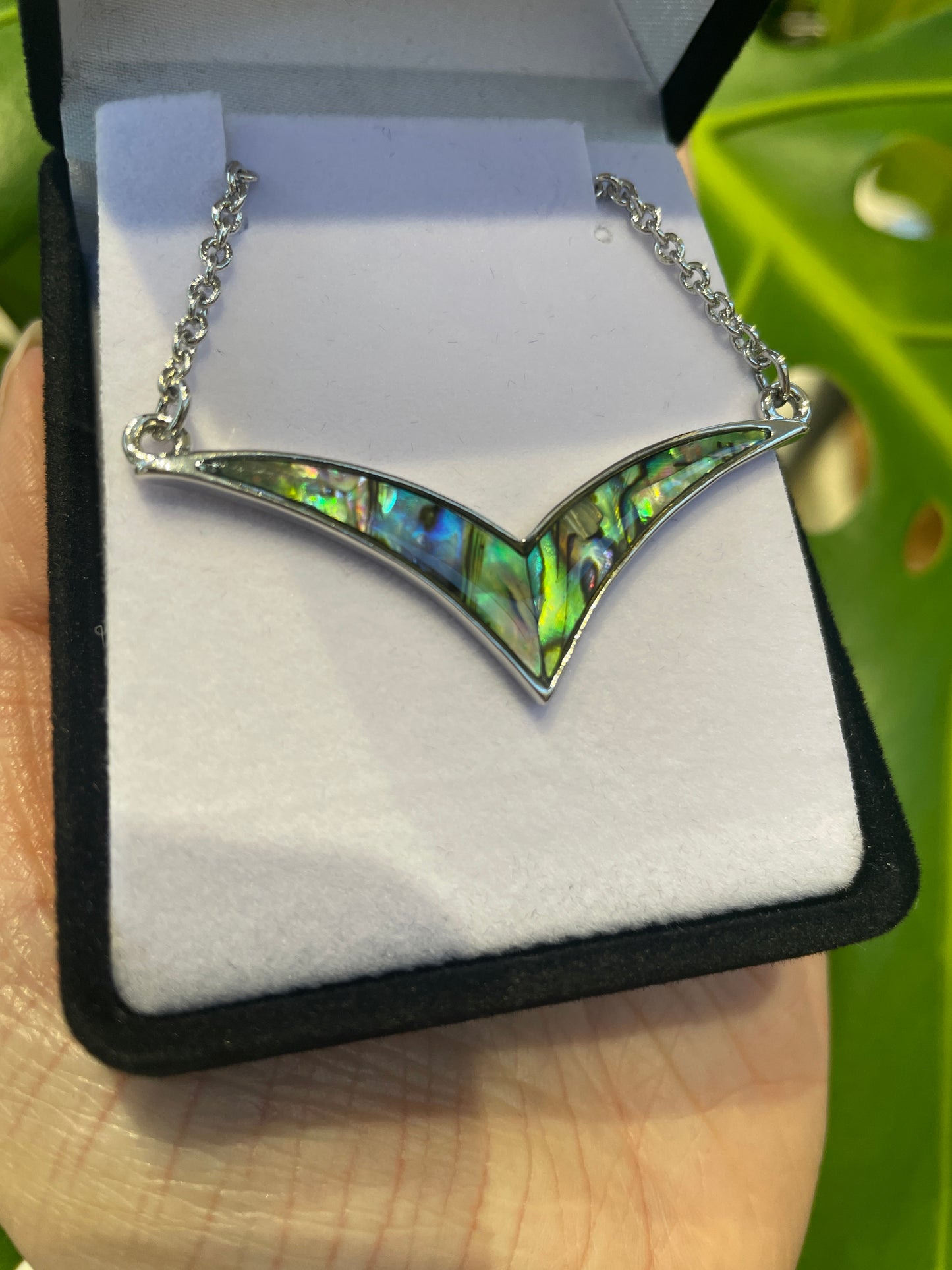 Paua Pendant - Bird