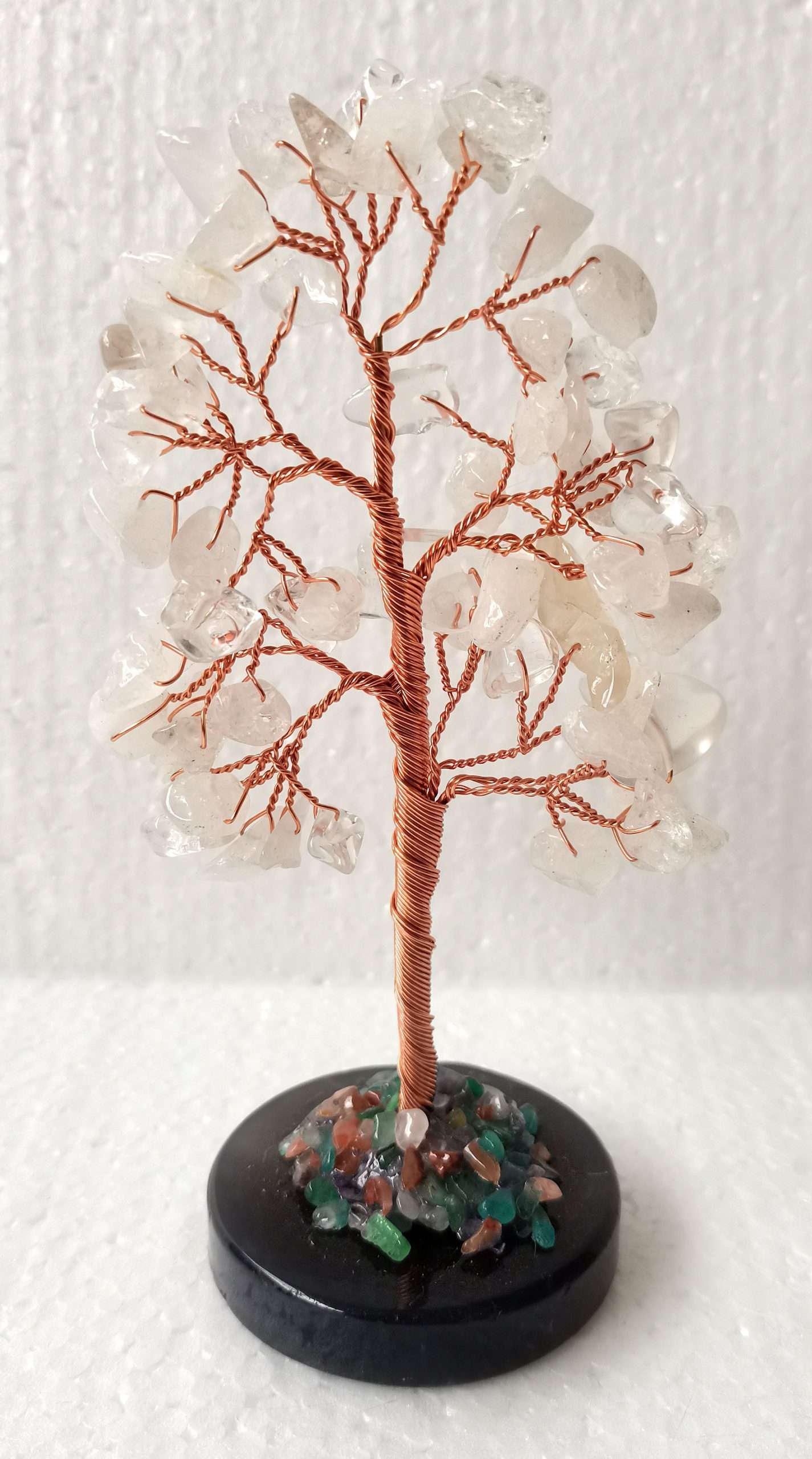 Clear Quartz Tree on Agate Base