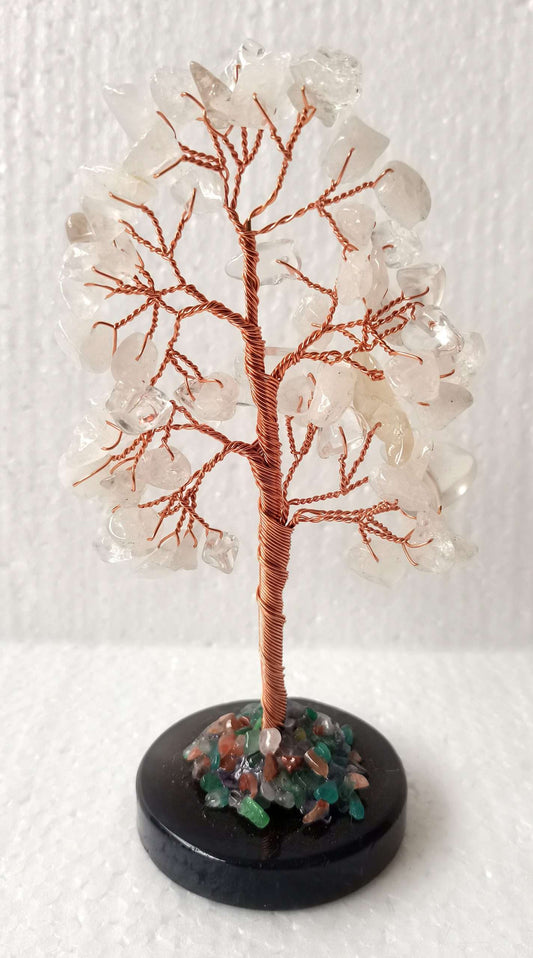 Clear Quartz Tree on Agate Base