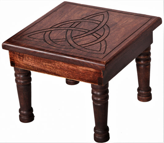 Altar Table Triquetra Dark mango wood - Rivendell Shop