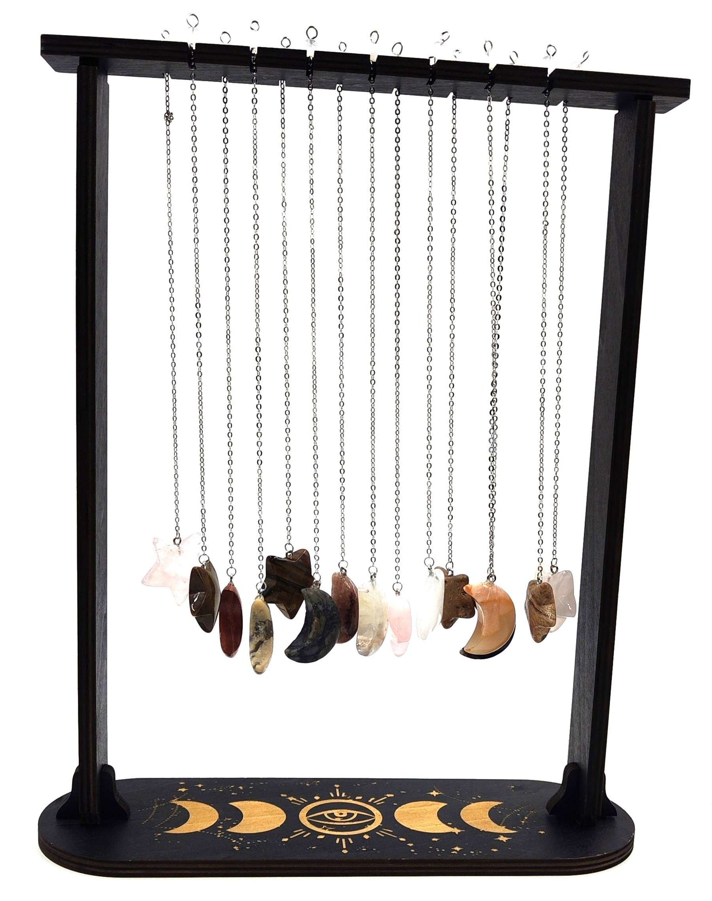 Magic Stone Pendulum – Moon & Star