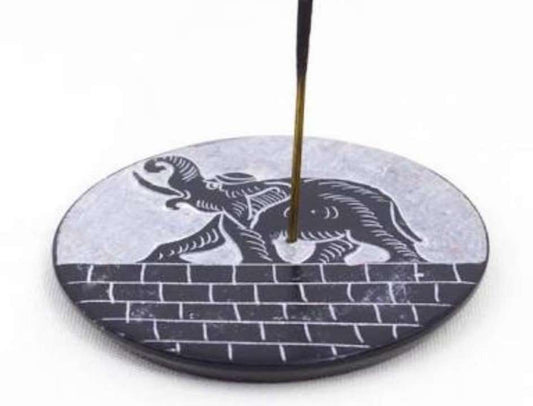 Soapstone Incense Holder Elephant