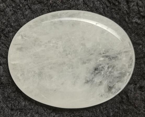 Clear Quartz Worry Stone - Oval - Rivendell Shop