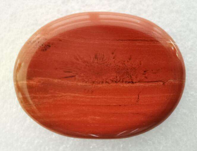 Red Jasper Worry Stone Oval - Rivendell Shop