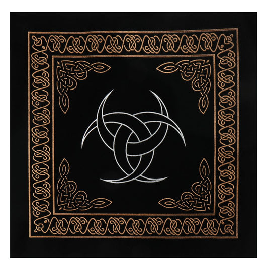 Velvet Divination Cloth-Celtic Crescent - Rivendell Shop